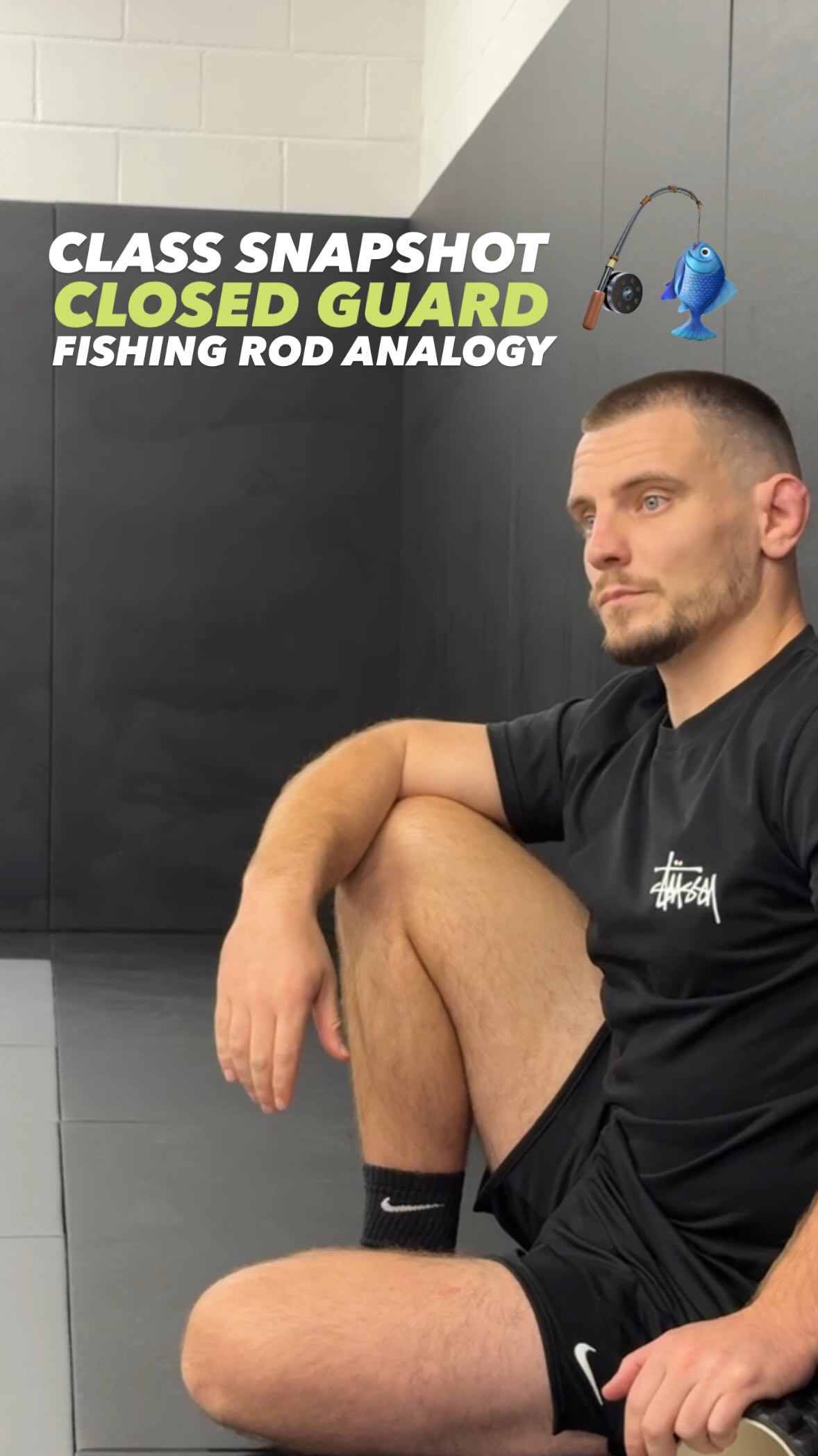 A problem shared is a problem halved
Context matters, and perspective directly impacts how we go about solving problems on the mat
It’s not about technique it’s about opening the lens of what provides us with opportunity for success
The feedback portions of our sessions are integral for exploring ideas, problems and solutions that students are having and giving us insight into the unique experiences of each individual within the games
It gives us a great opportunity to reframe perspectives and provide them with further opportunity to build upon the tasks
A simple analogy that gives clear context as it means to controlling a top player from a closed guard position is the fishing rod analogy
As discussed in the clip the more resistance we can place in and around an opponents head/neck/shoulders the harder it is to maintain postural integrity