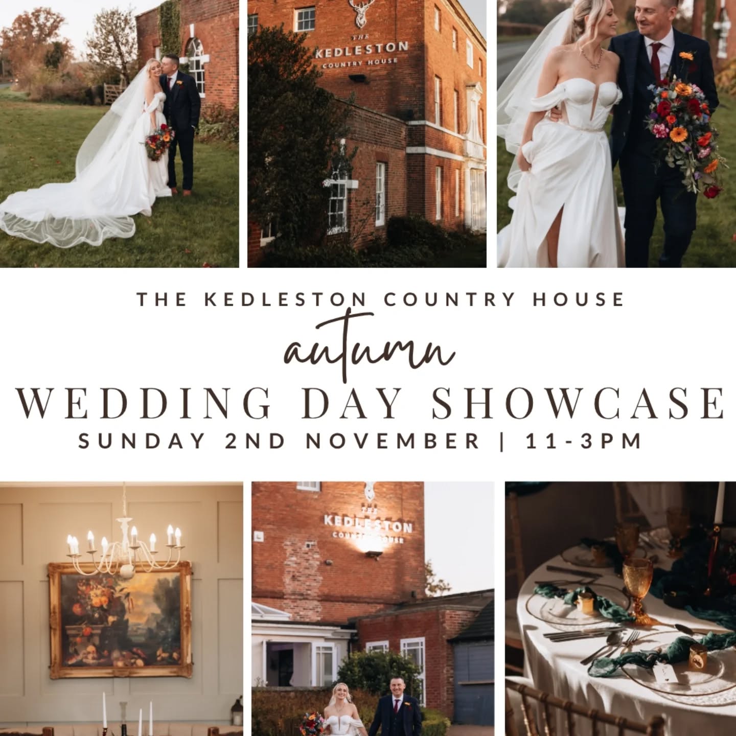 Sunday 2nd November, join me and some other excellent suppliers at @thekedleston for their Autumn wedding showcase! 💑💍🍂 It will be a lovely day, so do pop down if you're looking for some wedding inspo and a beautiful venue for your special day.
Link to register
https://www.tickettailor.com/events/thekedlestoncountryhouse/1776354
See you there! 🥰
#weddingfair #wedding #showcase #weddinginspo
#2026weddings #2027wedding #brideandgroom #bridetobe