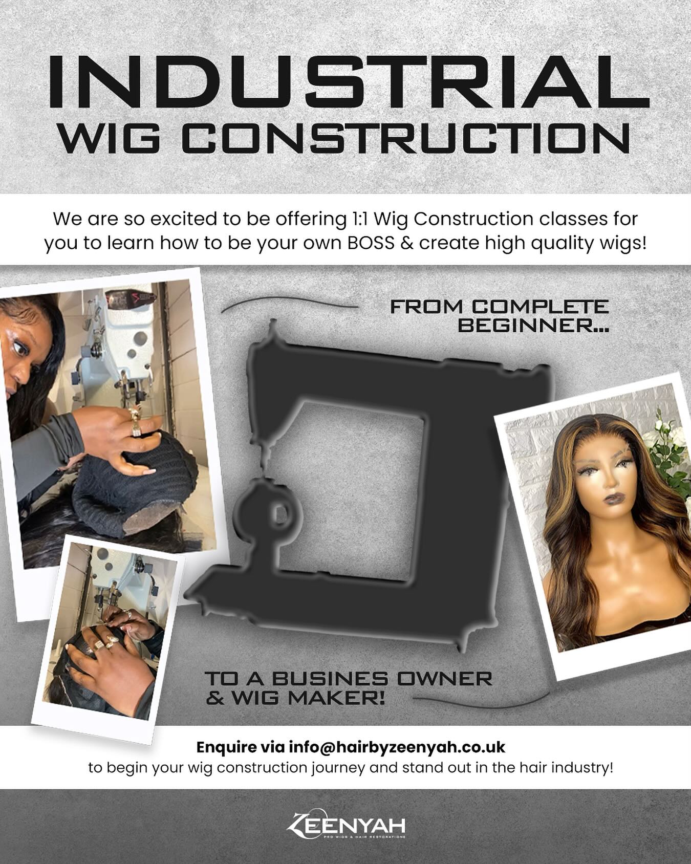 You’ve been hand-stitching for years… It’s time to level up to Industrial Standards 🔩
This class teaches you the factory precision techniques behind seamless professional- grade wigs.
You will learn :
• Cap reduction
• Weft Alignment
• Closure & Frontal Placement
• Understanding Industrial machine
• Machine speed, stitching techniques & branding
• Troubleshoot & Maintenance
Comment “ CLASS 🪡” if you’re interested in our next session.
#zeenyah #industrialwigmaking #wigmakingclass #wigmaking #rawhair #gluelesswigs #machinemadewigs #londonwigmaker #wigeducation #wigbusiness