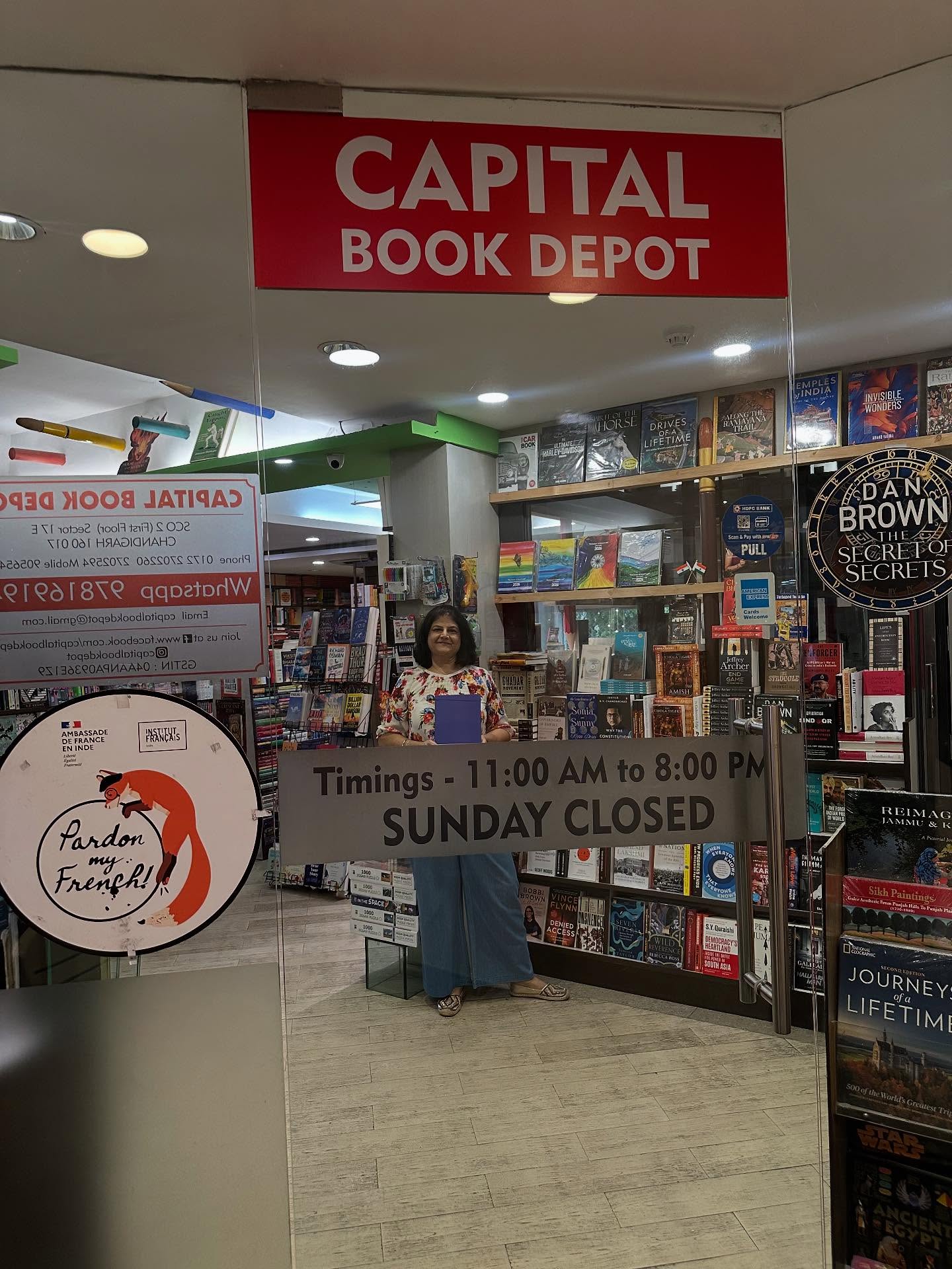 Yesssss! The journals are now available at Capital Book Depot in Sector 17! Thank you @capitalbookdepot and Tricity please pick up your 2026 Journals soon!
They make excellent gifts for yourself, friends, family, team members and clients.
Incase you require bulk orders please contact me on WhatsApp 9205332734
#tricity #chandigarh #mohali #panchkula #journal #sector17 #sector17chandigarh #bookstore #capitalbookdepot