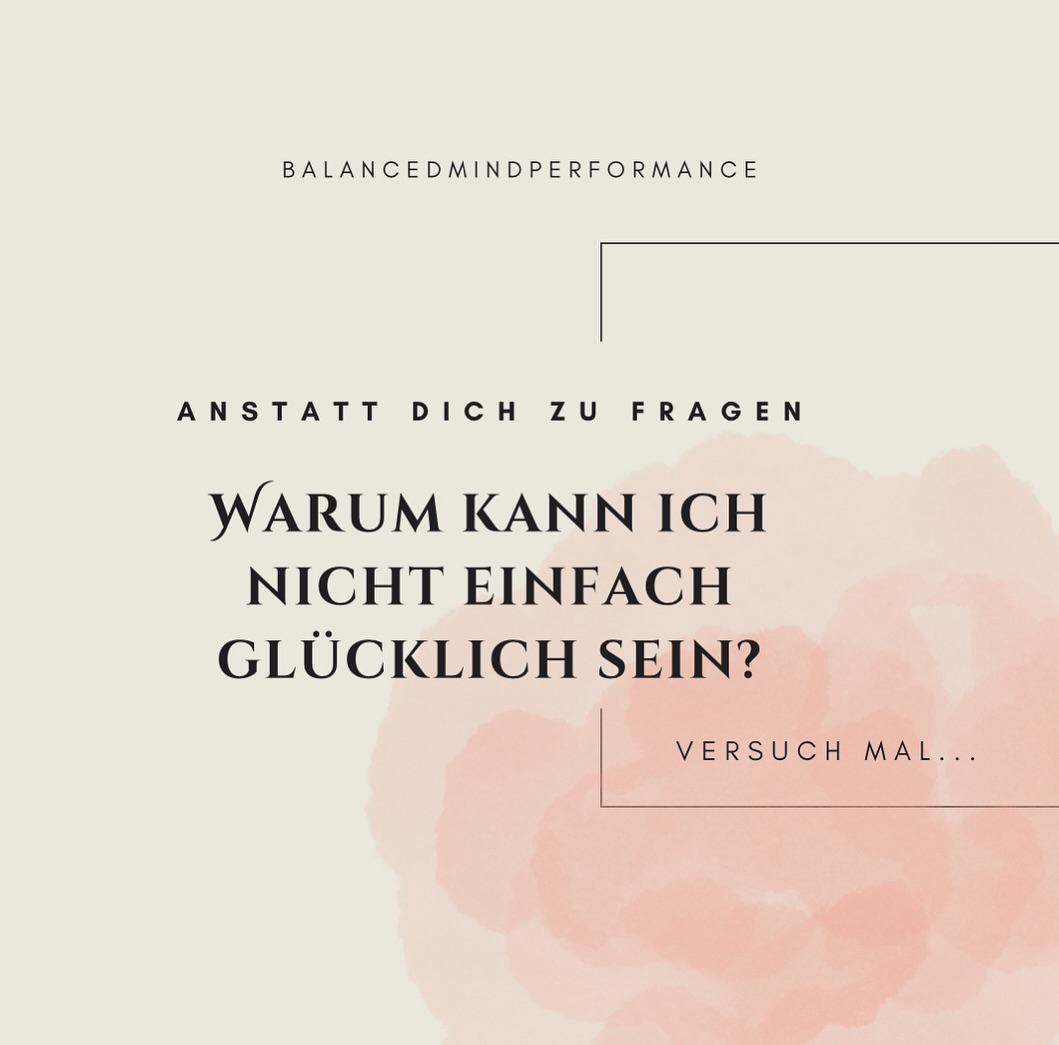 Glück ist kein Dauerzustand, sondern ein Gefühl, das sich zeigt, wenn du im Einklang mit dir bist. ✨
Oft suchen wir es im Außen – in Zielen, Menschen oder Momenten.
Doch echtes Glück entsteht, wenn du dich fragst:
💫 Was bedeutet Glück für mich?
💫 Und was brauche ich wirklich, um mich erfüllt zu fühlen – nicht perfekt, sondern echt?
Manchmal ist Glück einfach: Frieden mit dem, was ist. 🌸
#Selbstreflexion #Achtsamkeit #Glück #BewusstLeben #InnererFrieden