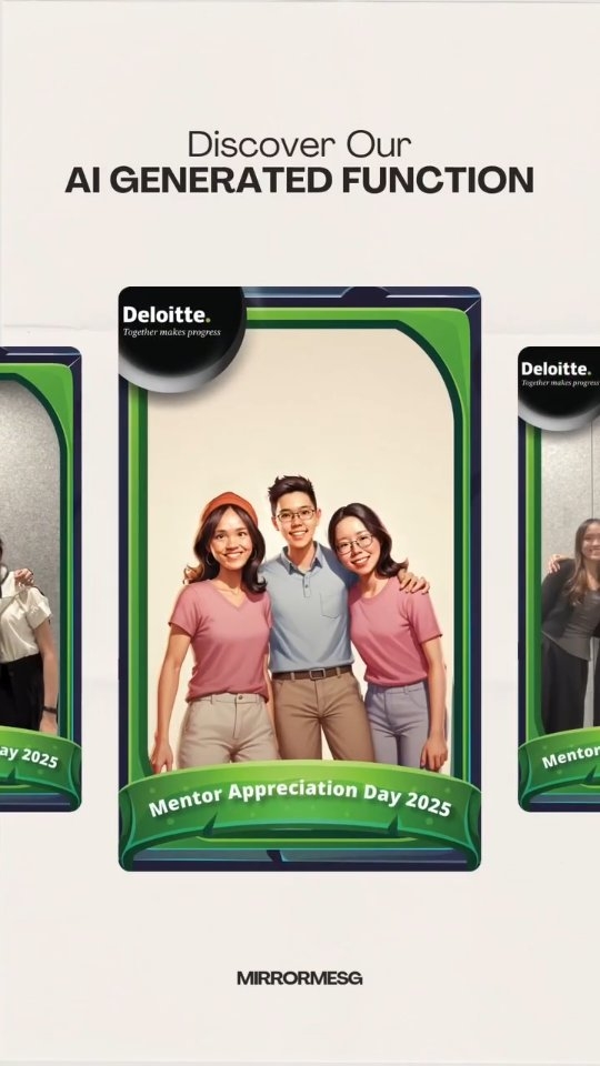 Ever wondered what you’d look like as a cartoon? 👀
Our AI function can transform your photos into animated characters (and so much more). ✨
If you’re looking to add something different to your event, we’ve got you covered. DM us to find out more! 📩
#MirrorMe #Singapore #Photobooth #Photography