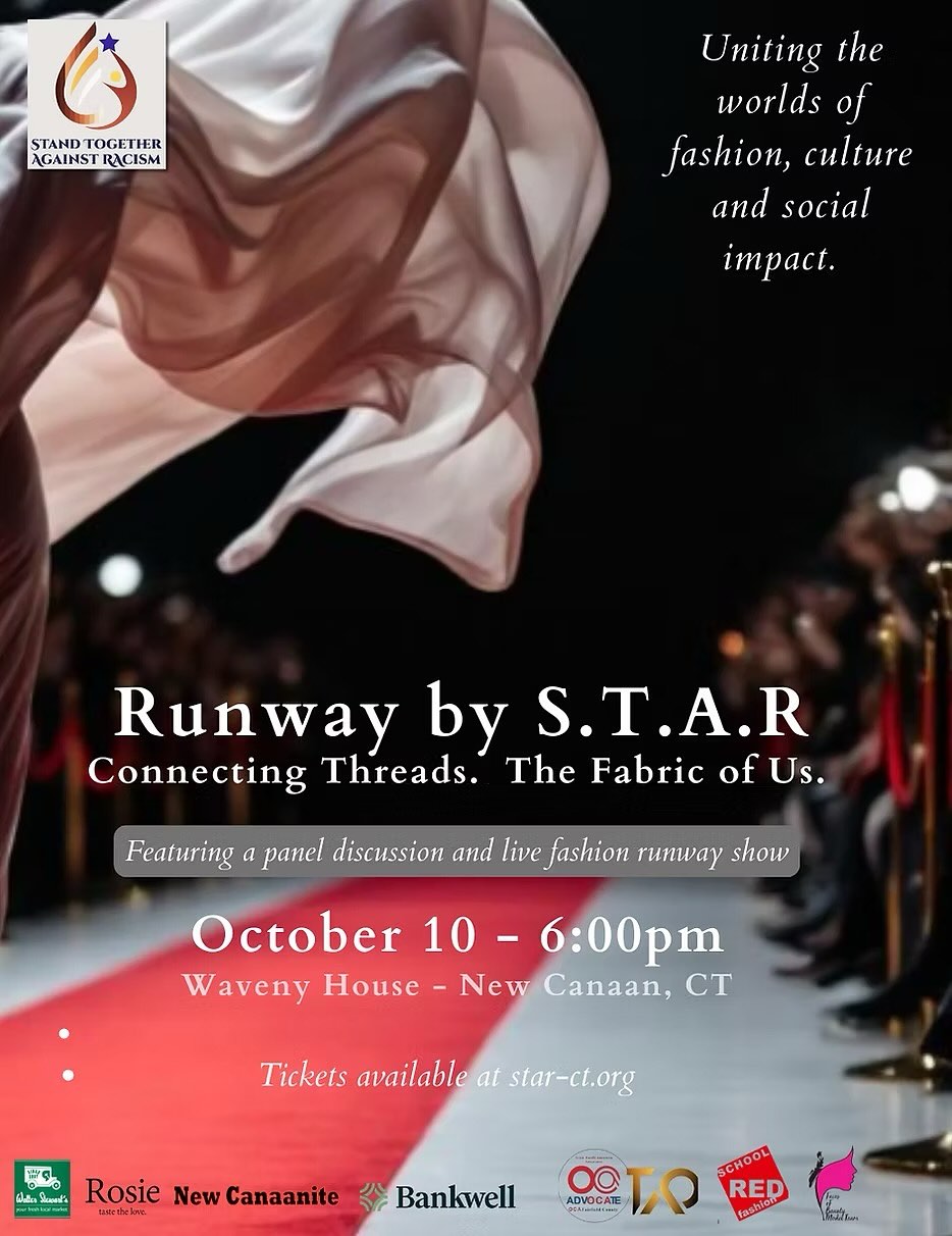 Runway by S.T.A.R – Connecting Threads, the Fabric of Us ✨
“Runway by STAR – Connecting Threads, the Fabric of Us” is an inspiring event, in partnership with RED School of Fashion in Norwalk CT, dedicated to uniting the worlds of fashion, culture, and social impact. 🌍✨ This gathering celebrates how individuality and diversity come together to create something truly extraordinary, a tapestry woven from every experience, culture, and story. 🧵💫
The event features innovative runway presentations, dynamic panel discussions, and interactive experiences that spotlight multicultural influences, body diversity, and authentic representation in design. 💃🎤 Designers and thought leaders will explore what it means to make fashion accessible, inclusive, and reflective of real communities. 🤝🌈
True to our theme, “Connecting Threads, the Fabric of Us,” the event also addresses the vital role of sustainability. 🌱♻️ Attendees will discover conversations and showcases on minimizing fashion’s environmental impact and championing responsible, ethical practices. 🌿✨
Join “Runway by STAR” and become part of a movement that uplifts voices, builds bridges, and redefines what it means for fashion to truly connect us all. 🌟🤝
📅 October 10 | 6:00 PM
📍 Waveny House – New Canaan, CT
🎟 Get Your Tickets:
Secure your spot today 👇
https://www.eventbrite.com/e/runway-by-star-connecting-threads-the-fabric-of-us-tickets-1686094356609?aff=oddtdtcreator
#RunwayBySTAR #ConnectingThreads #FashionForChange #InclusiveFashion #SustainableStyle #FashionEvents #SocialImpact #STA#DiversityInFashion #FashionCommunity #CultureThroughFashion #EthicalFashion #BodyDiversity #FashionRevolution #NewCanaanEvents #SupportLocalEvents #STAR #WavenyHouse #NewCanaan #CT #Canaanite #Walterstuartmarket #Bankwell #NEFDA #Rosie’s