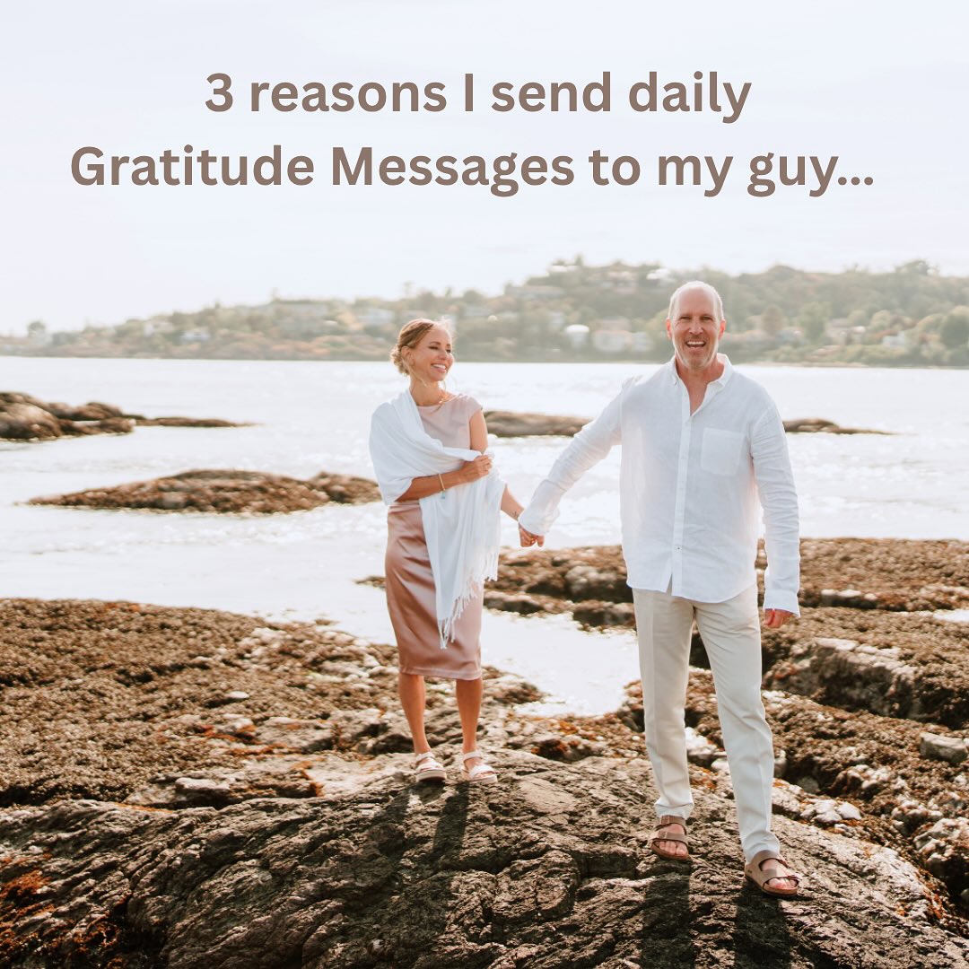 My hubby and I text each other 3 things to be thankful for every morning and it beautifully sets the tone for the day! Sometimes they’re the little things we take for granted like healthy food on our table or a beautiful sunrise! Sometimes it’s the “bigger life stuff” that we both feel ✨excited about✨. You might want to send it to a friend, family member or even someone that has crossed over 🌈 Or maybe to your beautiful Self! I’m a huge fan in my personal life and with my work to find small routines that are easy to integrate in your day = yet big impact in the long run on your quality of life 🔥 Lots of love to you and have a blessed Thanksgiving Weekend ♥️