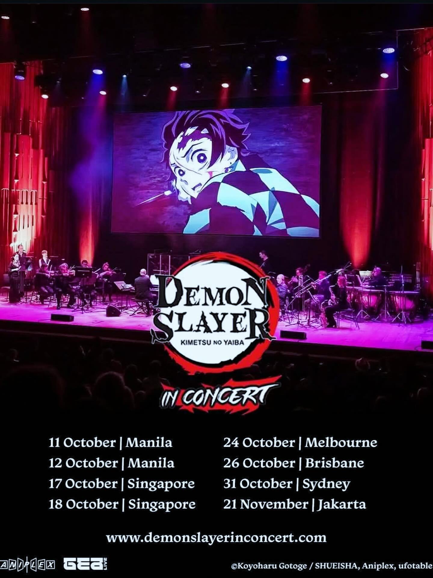 Where I’ll be slaying demons in the next 2 months ✨
•
(Even though this picture is from the *singular* Demon Slayer show that has happened on this PLANET EARTH that I didn’t MD 🤦🏻♀️🤦🏻♀️🤦🏻♀️)
•
Give me all the recommendations for all the foods, sights and things I must see/do!!
•
•
@demon_slayer_offcial @demonslayer_hc @aniplexusa @gea__live #demonslayer #demonslayeredit #demonslayerkimetsunoyaiba #kimetsunoyaiba #anime #concert #orchestra #musician #tour #touring #conductor #musicdirector #travel #manila #phillipines #singapore #australia #sydney #brisbane #melbourne #jakarta