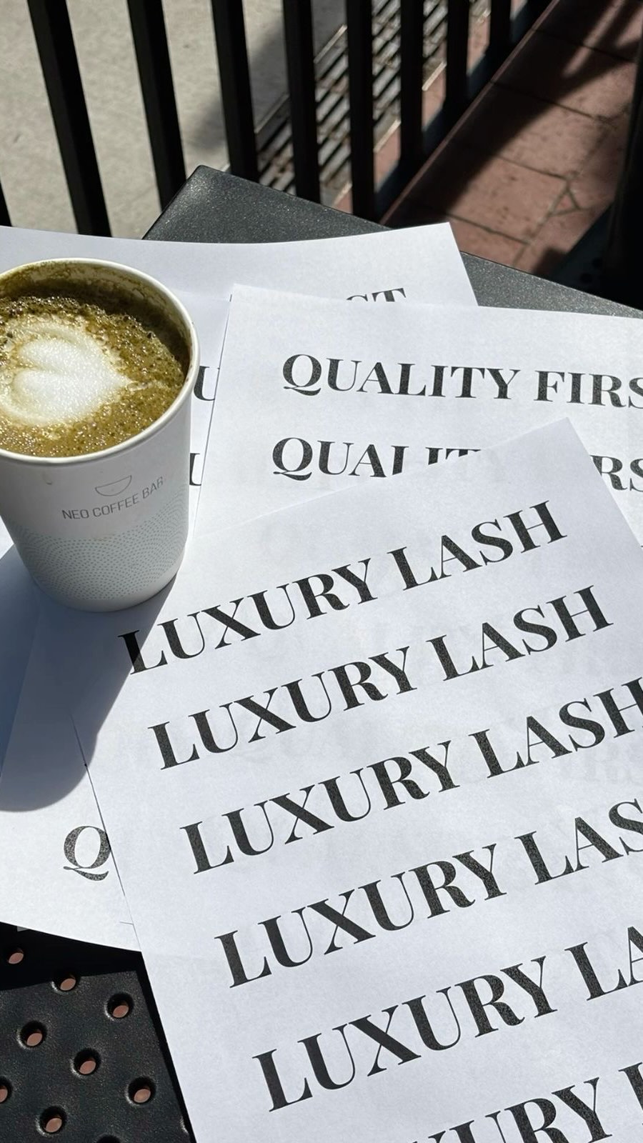 Coffee, prayers, podcasts, snoring clients, clean lashes, dogs & early mornings 🫶🏼✨