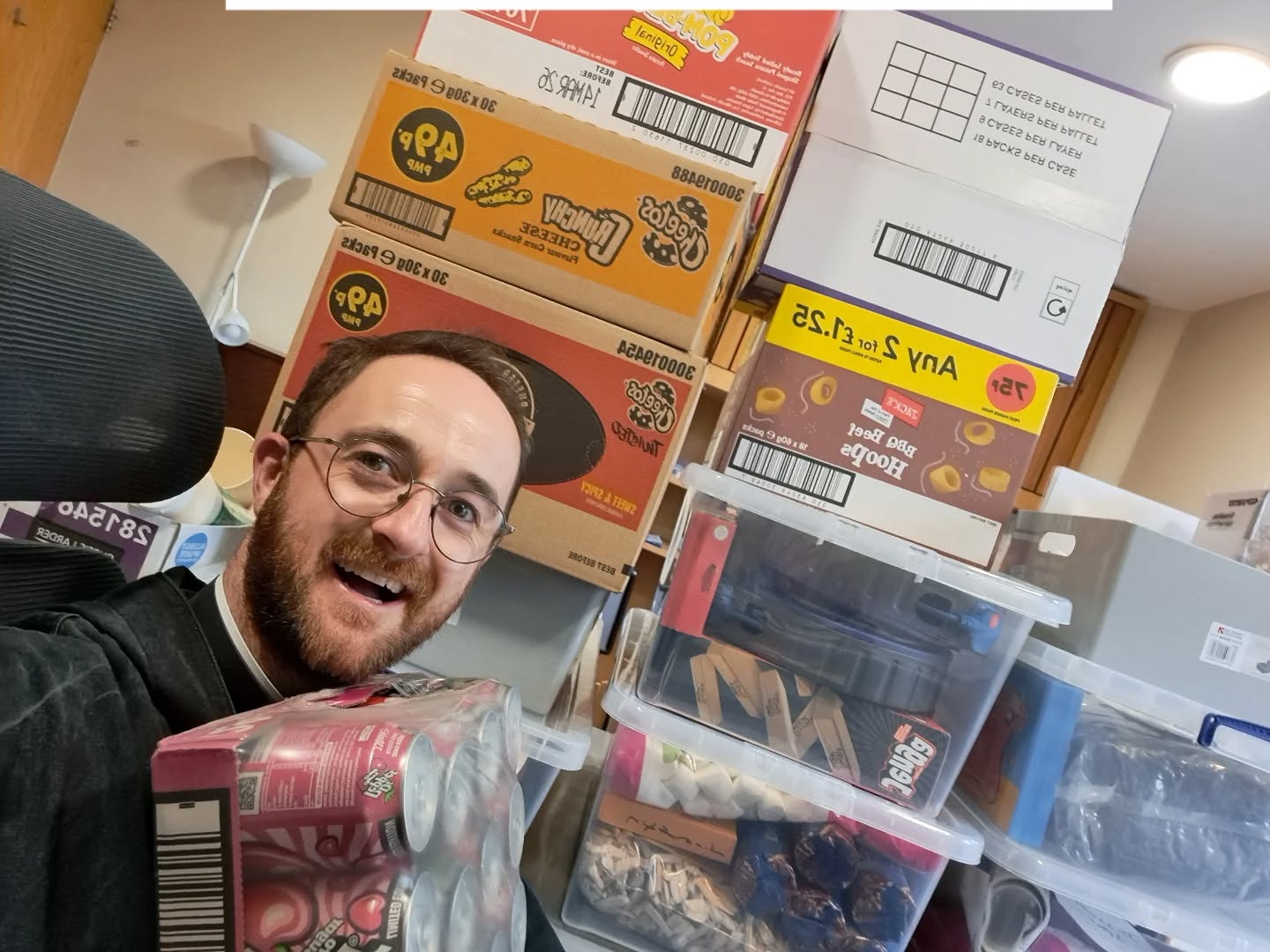 Fr kieron is super excited for the pink Dr. Pepper! But more importantly, we are excited for our next youth event in Surbiton!!! Sign up to book your spot today 👌