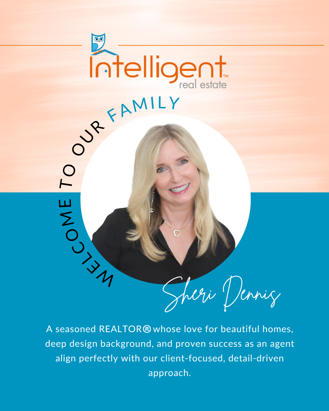 🎉Excited to welcome Sheri to the IRE family, learn more about her on our website – link in bio! 🏚️💙🧡🦉