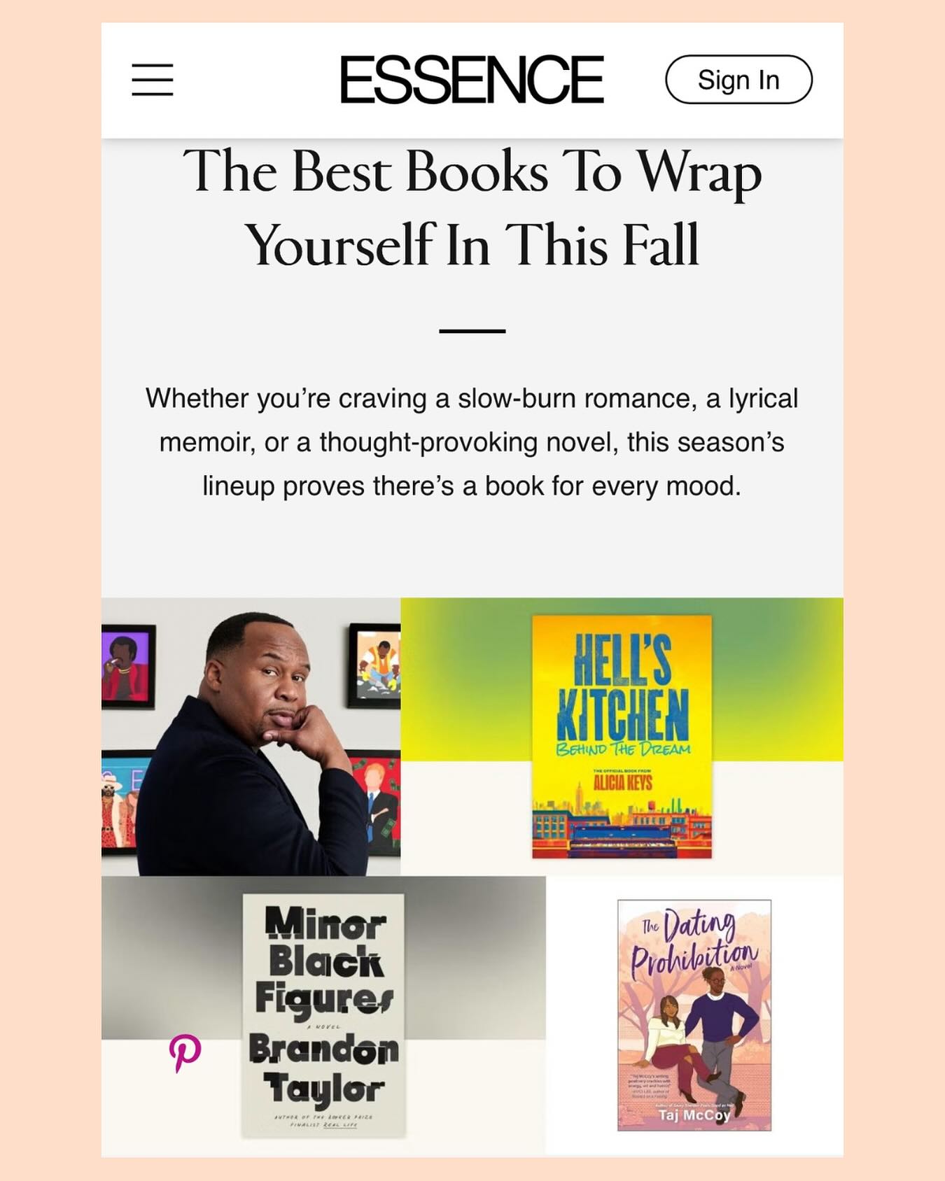 My phone pinged with an alert and the moment I saw it, I couldn’t contain my joy. My book baby is in @essence! What a lovely list of books to read this fall—thank you to Essence, I am honored to have my work highlighted among them. I’ve been reading Essence since I was a little girl—my mom collected these (and still has a hefty pile somewhere I’m sure). Essence, Ebony, Jet. Excuse me while I walk down memory lane. 🥰❤️ #thedatingprohibition #bookstagram #authorsofinstagram #blackromance #tbr #fallreads