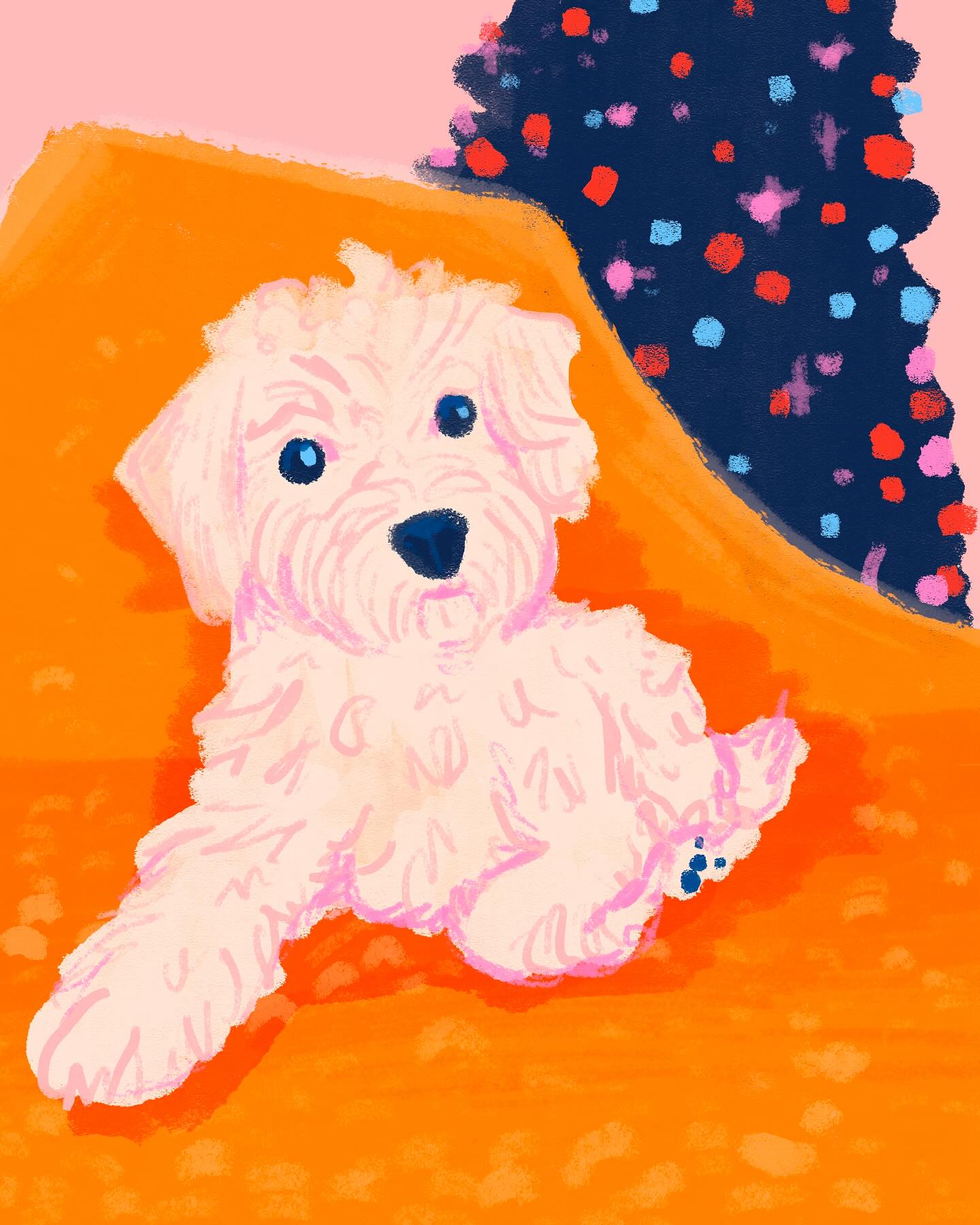 @badtober 16: You if you weren’t you. Can you tell I miss my dogs?
#badtober2025 #badtober #mydog #petillustration #illustrationchallenge #procreate