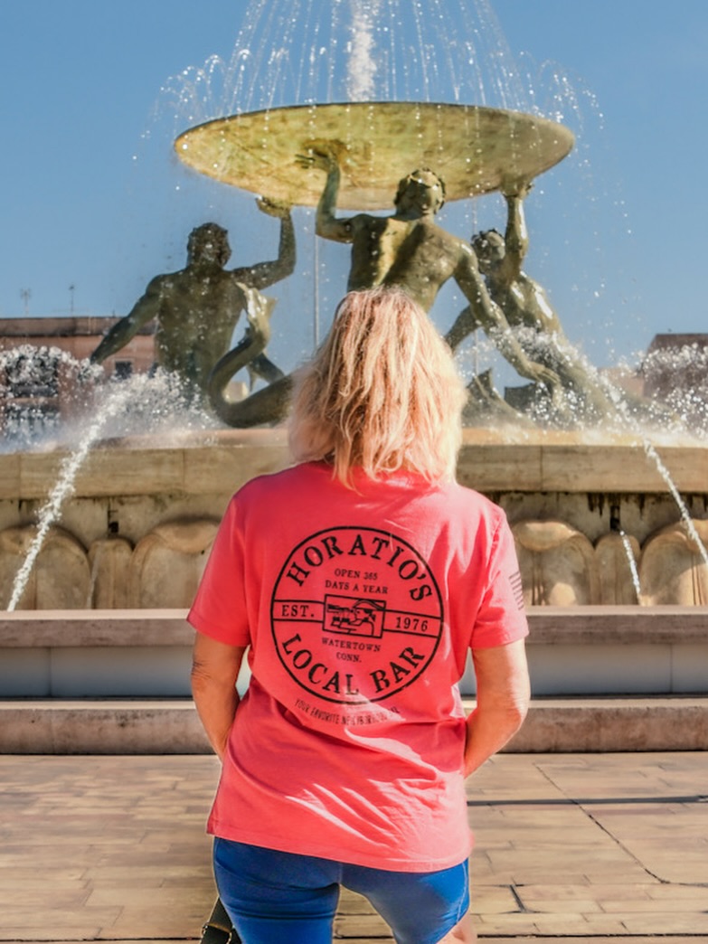 Horatio’s travels to Valletta, Malta! 🇲🇹 #tritonsfountain #maltaisland #horatiostravels #horatiosapparel