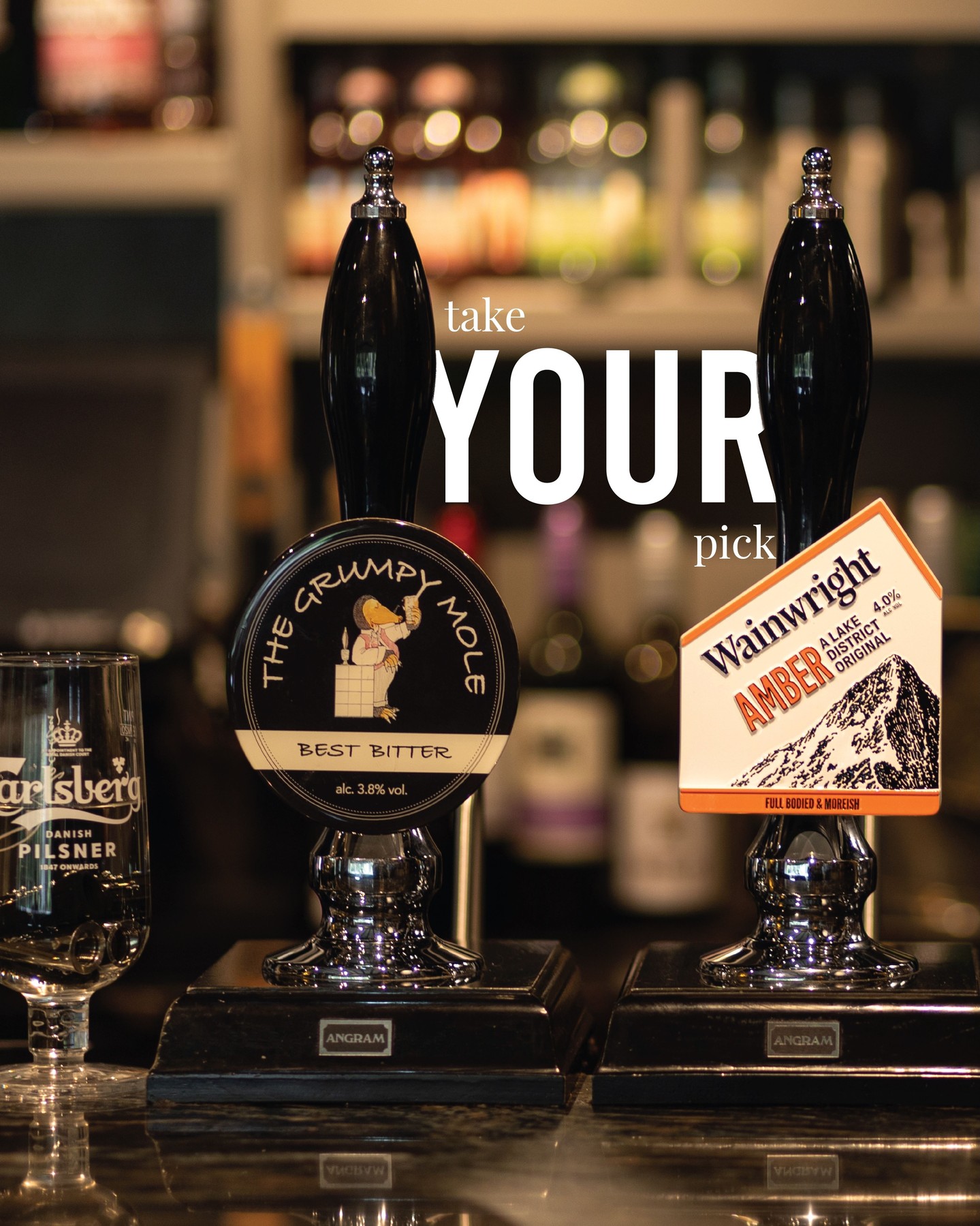 We have some delicious ales behind the bar at the moment, including our refreshing and iconic Grumpy Mole original bitter, fresh from the tap! Just pop along to the Grumpy Mole and give it a taste 🍻
@surreyhillsbrewery #grumpymole #thegrumpymole #bitters #behindbar #ontap #ales #sheredrop