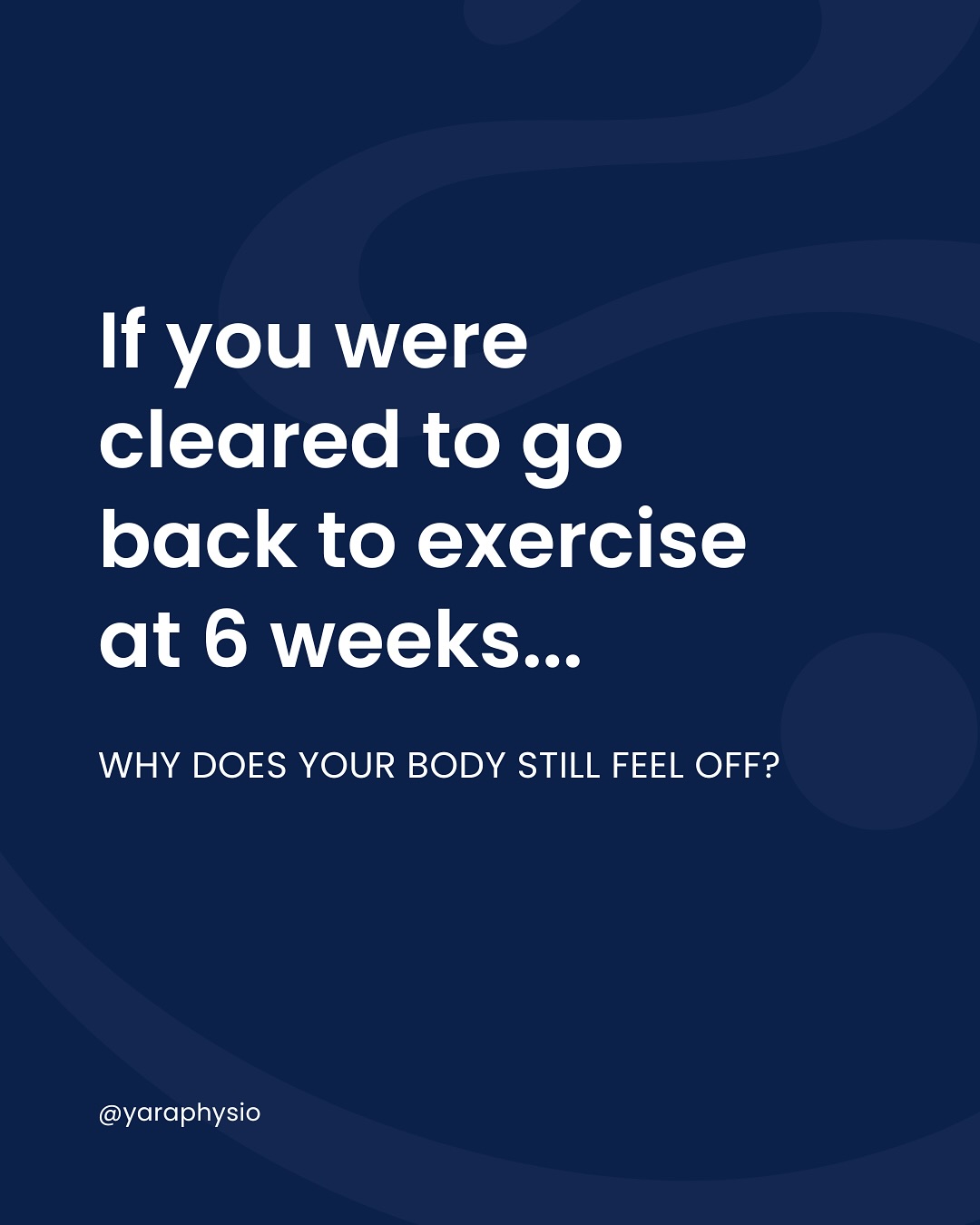 The 6-week clearance is the starting line not the finish line.
If you’re postpartum and trying to get back to the gym but things just feel OFF, you’re not broken. You just need a plan that meets you where you are and takes you where you want to go ⏩️
I help postpartum athletes return to lifting, running, and high-intensity training without leaking, pain, or that disconnected feeling in your core.
DM me « REBUILD » to learn how 1:1 coaching can help.
#postpartumfitness #postpartumrecovery #postpartumworkout #postpartumjourney #diastasisrecti #pelvicfloorphysio #montreal #momswholift #strongmom #postpartumstrength #returntorunning