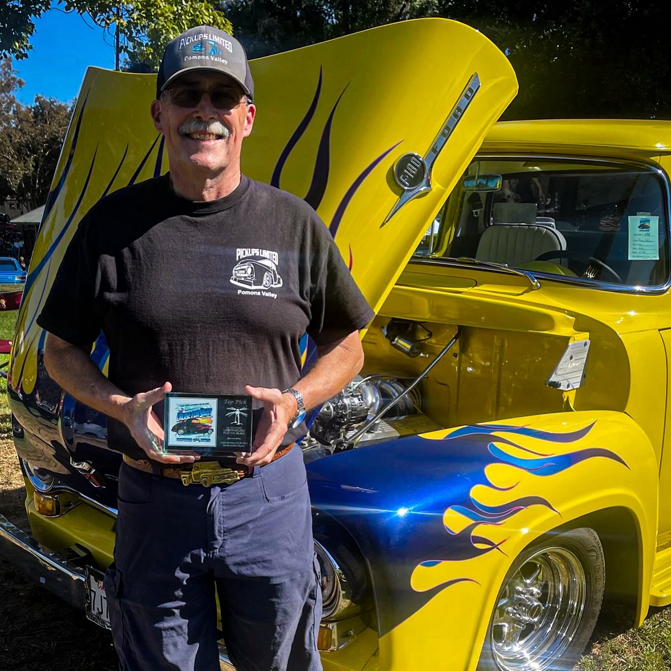 Congrats @martyfrancis3738 & @lorriediane for the Top Pick win at the @ielighthouse car show today!
Thanks for always representing the @pickupslimitedpv family with class and style!
#f100 #f100syndicate #f100mob #f100custom #fordf100 #fomoco
48-50: #bonusbuilt #bonusbuiltford
51-52: #f100sharknose
53-56 #fatfender #fatfenderford
57-60 #f100fridge
61-66 #slicksixties #f100slick
62-66 #wrongbed
67-72 #Bumpside #bumpsidenation #bumpsideford
73-79 #dentside #dentsideford #dentside7379 #dentsidenation
80-83 #bullnose #bullnoseford
@pickupslimitedpv @pickipslimited @pul.oc @pickupslimitedsd
@hotf100