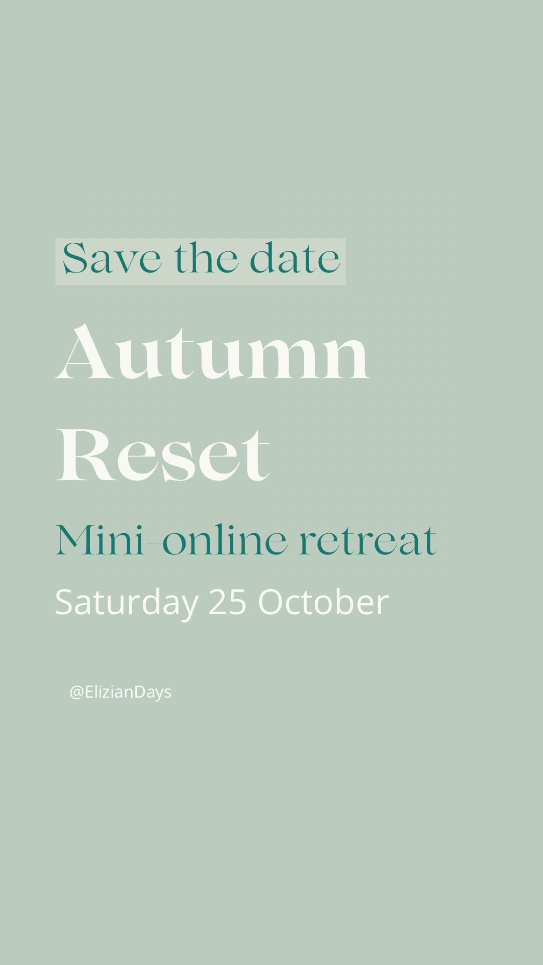 Are you ready to put the clocks back in two weeks time? Or do you begin to miss the light when the days start getting shorter?
If you enjoy marking the changing seasons, and what that means for your wellbeing, join me for a mini-online retreat offering self-reflection and intention setting through mindset, movement and relaxation.
Please save the date: Saturday 25 October 9am-11am.
We’ll come together to welcome the seasonal shift collectively, set intentions for our own self-care in a way that feels personally right for you.
In our time together, we’ll press the pause button so you can carve out some nourishing self-care time, resetting the needs of your mind and body as we move towards the end of the year. Here’s what you can look forward to:
🧘🏼Grounding mindfulness and self-reflections to check in, let go and set positive intentions
🧘🏼Mindful movement to encourage good posture, stretch your muscles, ease physical and mental tension, boost circulation and lymphatic flow
🧘🏼Gentle somatic movement to quieten the nervous system and guide you toward relaxation and a better night’s sleep
🧘🏼Beautiful guided relaxation for deep rest and rejuvenation
🧘🏼Poetry and specially chosen music
The lengthening nights offer more time to reset, renew and recharge our metaphorical batteries. We can do that through letting go of the things we don’t need, lightening the darker days with self-care and envisioning things that make us feel good. It’s a time to focus on boosting your immunity and finding a gentle flow to prevent sluggishness, keeping your circulation and lymph systems moving.
DM me if you’re interested and I’ll be back with more details soon.
.
.
.
#AutumnReset #AutumnWellness #ClocksGoBack #SelfCareJourney #MindBodyWellness #Mindfulness