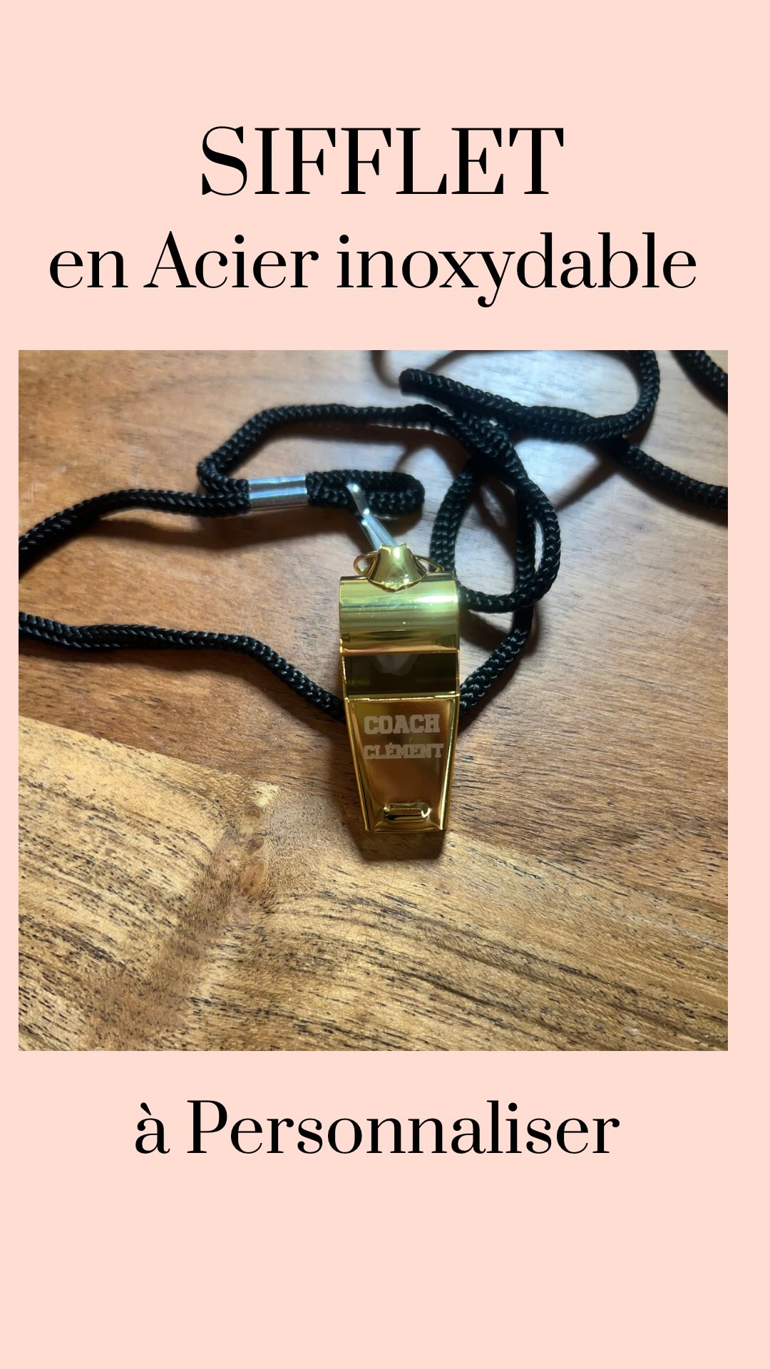 🎺✨ Un cadeau qui ne passe pas inaperçu !
Découvrez nos sifflets en acier gravé personnalisés 🪄
Disponible en argent élégant ou or rose tendance 🌸
👉 Idéal pour les coachs, les clubs, les maîtres-nageurs ou en cadeau original 🎁
🔸 Gravure personnalisée (nom, date, message…)
🔸 Design chic et durable
🔸 Un accessoire unique qui fait la différence !
📲 Personnalisez le vôtre dès maintenant sur notre site ✨
#siffletpersonnalisé #CadeauUnique #GravurePersonnalisée #CoachLife #BoutiqueDesmée #IdéeCadeauOriginale #GravureAcier #personnalisation#narbonne#xtool #etsy