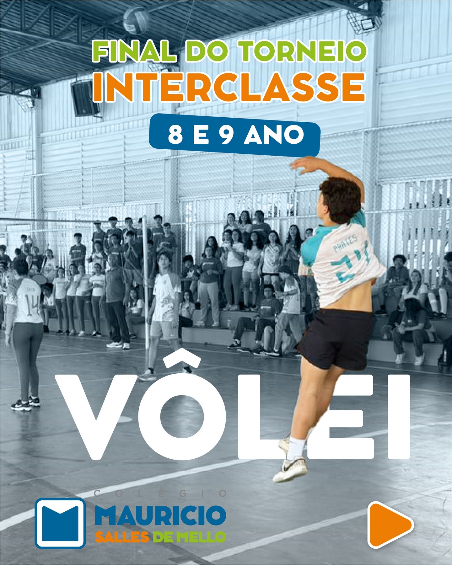 Final do Torneio Interclasse de Vôlei – 8º e 9º Ano 🏐 🏆
Encerramos o nosso torneio de vôlei com muita energia, trabalho em equipe e espírito esportivo!
Os alunos do 8º e 9º ano deram um show de dedicação e cooperação em quadra, mostrando que o esporte é também uma grande lição de respeito e união.
Parabéns a todos os participantes que fizeram desse momento uma celebração inesquecível! 👏🎉
#torneiointerclasse #vôlei #esportenaescola #trabalhoemequipe #famíliamauriciana #colégiomauriciosalles