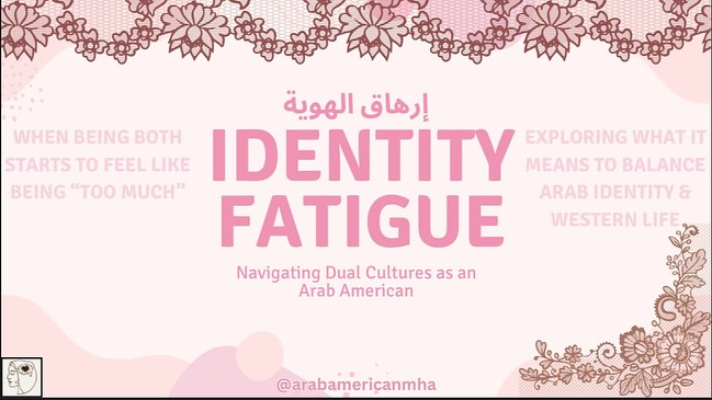 Balancing between 2 worlds can be beautiful and exhausting. For many Arab Americans, identity fatigue is constantly code-switching in being “too Arab” or “too western”.
This emotional tug-of-war can leave us questioning where we truly belong. But our duality is a bridge. It’s a story of strength, adaptability, and belonging in more than one home.
Healing begins when we honor every part of ourselves and when we stop performing and start embracing that being Arab and Western is not a contradiction, but a connection. 🌿💗
What helps you stay grounded in both sides of your identity?
#AAMHA #arabamericanmentalhealth #endthestigma #mentalhealthmatters #identityfatigue #arabamerican #culture #healing #selfcare #culturalcompetence #dualidentity #mentalhealth #arabcommunity