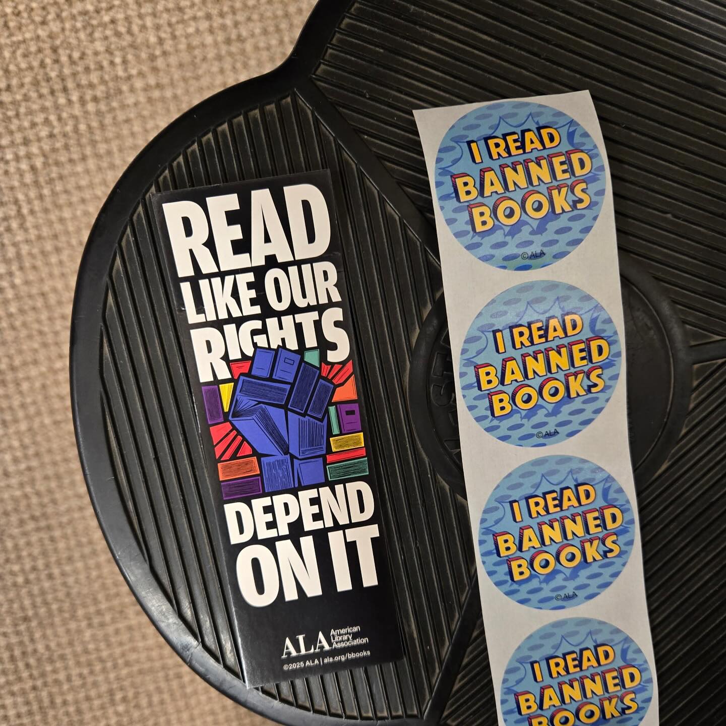 Buy a banned book - get a bookmark and sticker.
#friendsofthecamarillolibrary #friendsbookstore #books #read #nonprofit #gentlyusedbooks #camarillo #volunteers #reading #donate #venturacounty #bannedbookweek