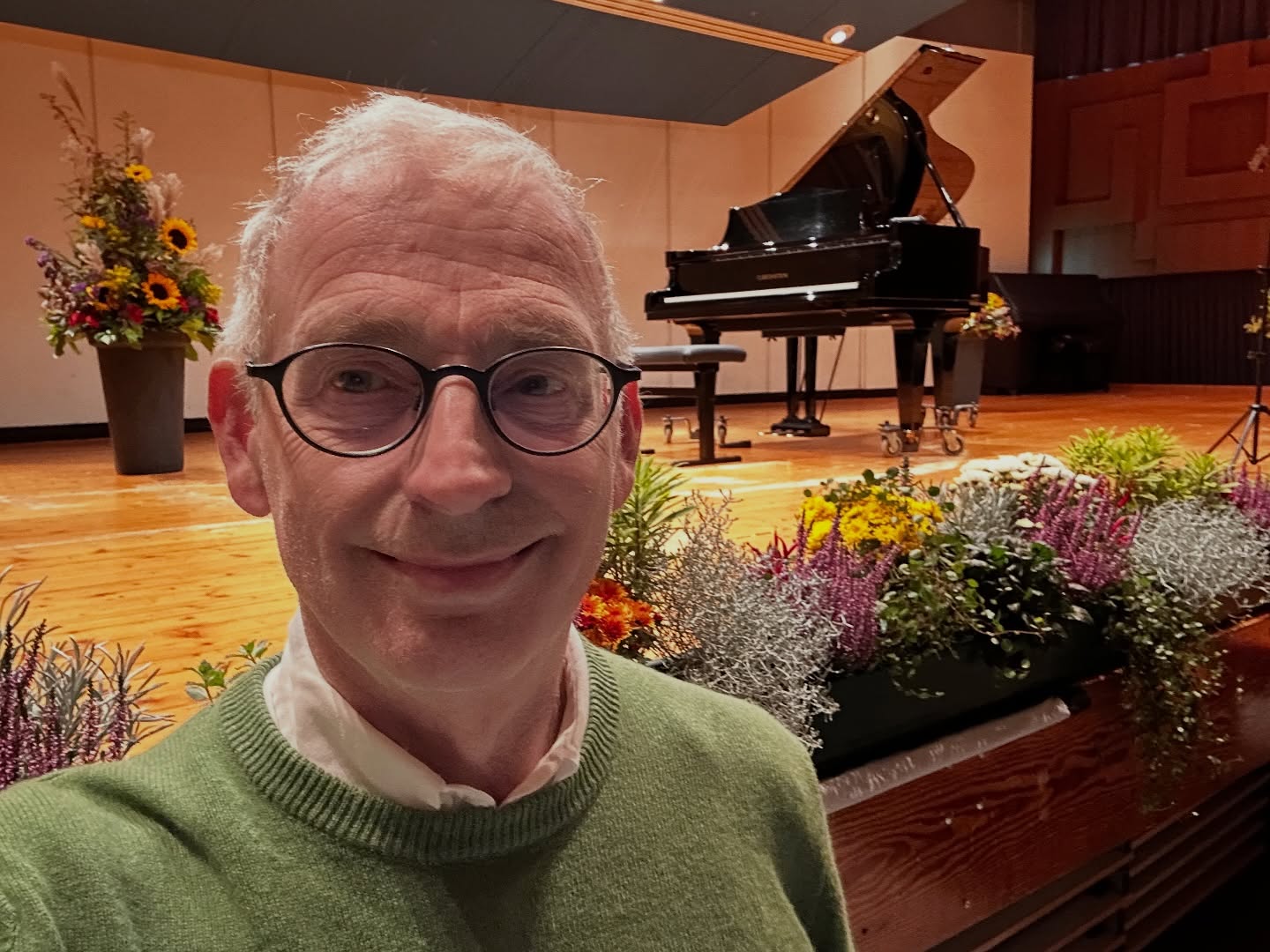 Incredibly hospitable organizers, wonderful acoustics and a beautiful piano - apparently everyone so involved in the music no pictures were taken… Vielen Dank Katharina & Elias Scherer, Klaus Bellmann und dem Vorstand.