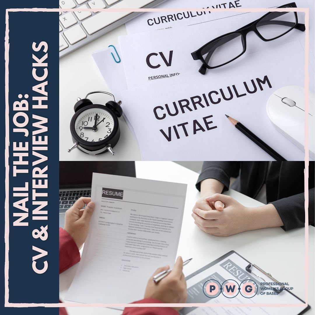 🚨 Nail the Job: CV & Interview Hacks 🚨
Join Rebeka Asztalan and Cara Moisescu, with over 15 years of combined experience in recruitment and HR in the UK and Switzerland, for an empowering, practical session designed specifically for professional women who are ready to present their best selves on paper and in person 💥
💼 Craft a CV that highlights your strengths & value
🎯 Tailor your resume to different roles
💬 Master interviews with clarity & confidence
🧠 Overcome self-doubt and speak with impact
🌟 Present yourself authentically — and powerfully
Whether you’re returning, pivoting, or levelling up — this is your moment.
🎯 Get practical tools that work from two HR experts
🚀 Walk away ready for your next step
📅 Friday 17th October 2025
⏰ 7:30 pm - 10:00 pm
📍 Gündelidraeff Community Centre, Solothurnerstrasse 39, 4053 Basel (tram stop Solothurnerstrasse, close to back of SBB)
👉 Sign up now
🔗 https://www.pwg-basel.ch/cvinterview
#WomenInLeadership #CareerConfidence #ProfessionalWomen #CVTips #InterviewSkills #LevelUpYourCareer #WomenSupportingWomen #CareerGrowth #basel #pwgbasel #personaldevelopment #womenempowerment #curiousity