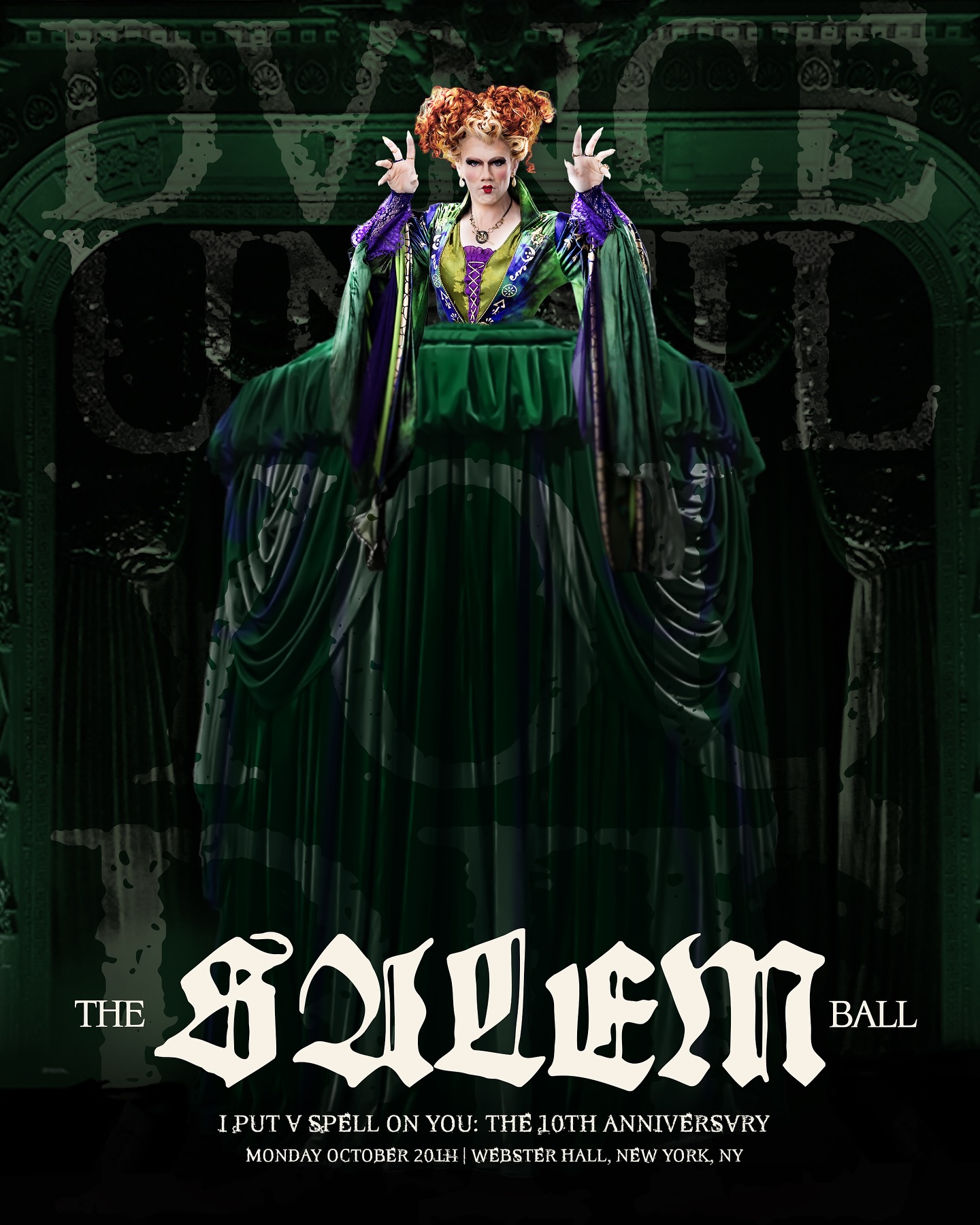 She’s your PERFECT CELEBRITY... 10 years later and Winifred is causing more mayhem than ever 🖤
🎟️ The Sanderson Sisters return to Webster Hall on Monday, October 20th! Tickets available at SpellOnYouNYC.com ✨
#IPASOY10 #The10thAnniversary