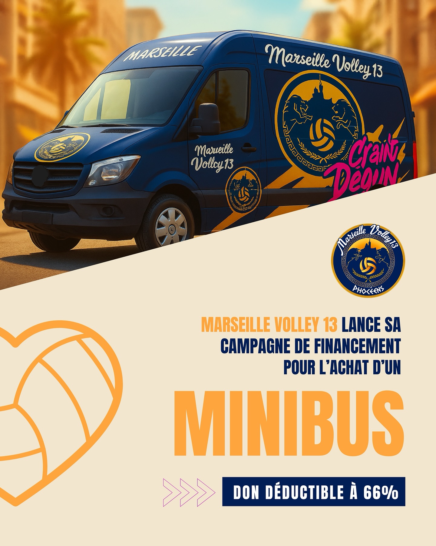 📣 APPEL À LA COMMUNAUTÉ 💙🤍
Nos 21 équipes bougent chaque semaine… et nous avons besoin de VOUS pour les faire avancer encore plus loin ! 🚐✨
🎯 Objectif : financer un minibus pour les déplacements du club
💻 Plateforme : Soutiens Ton Club
💶 Don déductible à 66 %
➡️ Lien dans la bio !
Vous donnez ? Vous partagez ? Vous êtes géniaux 🙌💪
#MarseilleVolley13 #VolleySolidaire #SoutiensTonClub #VolleyFamily