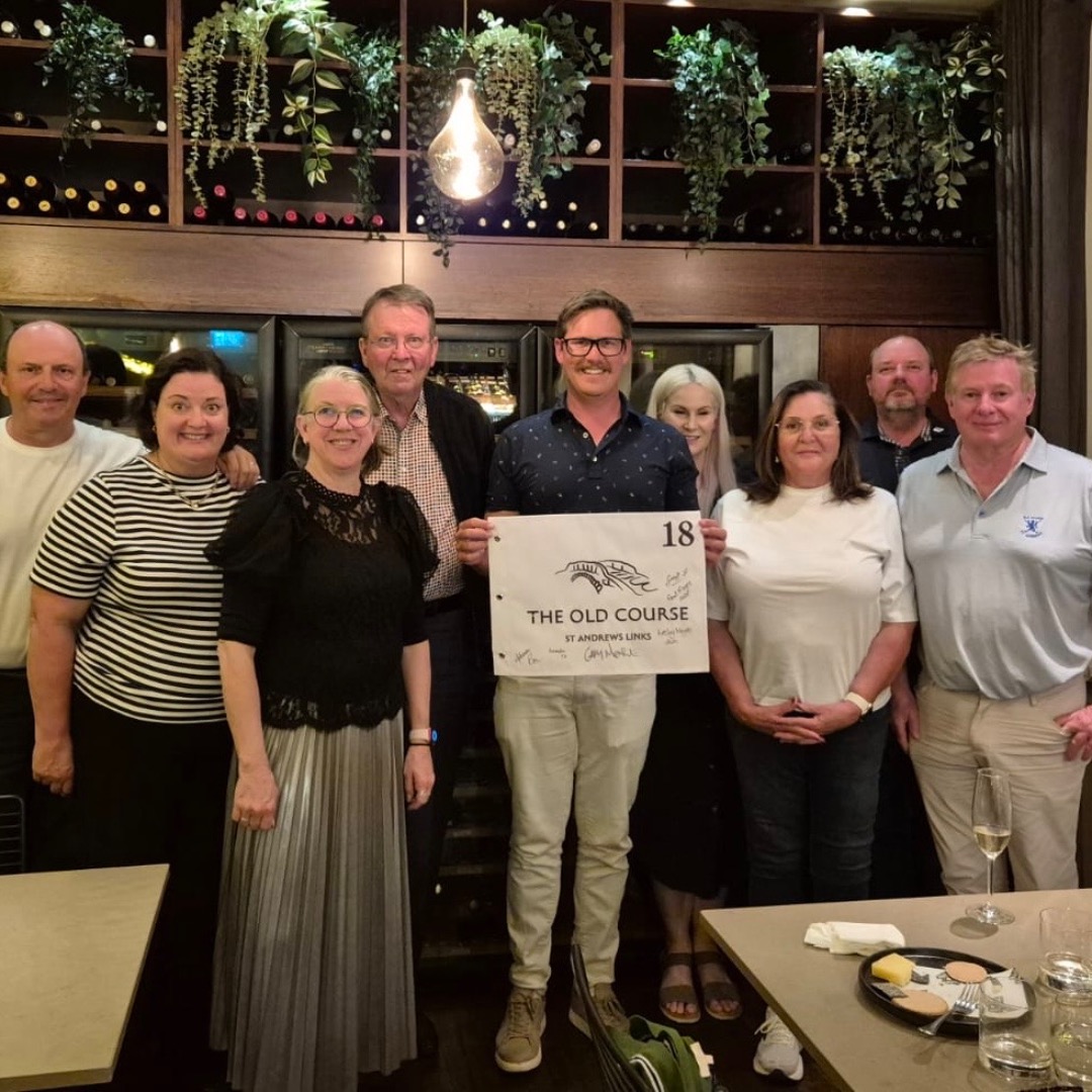 Our final night dinner was a great way to wrap up the trip, sharing some memories as well as celebrating the skins match winner of the inaugural scotland & ireland tour of 2025! And thanks for the gift everyone!