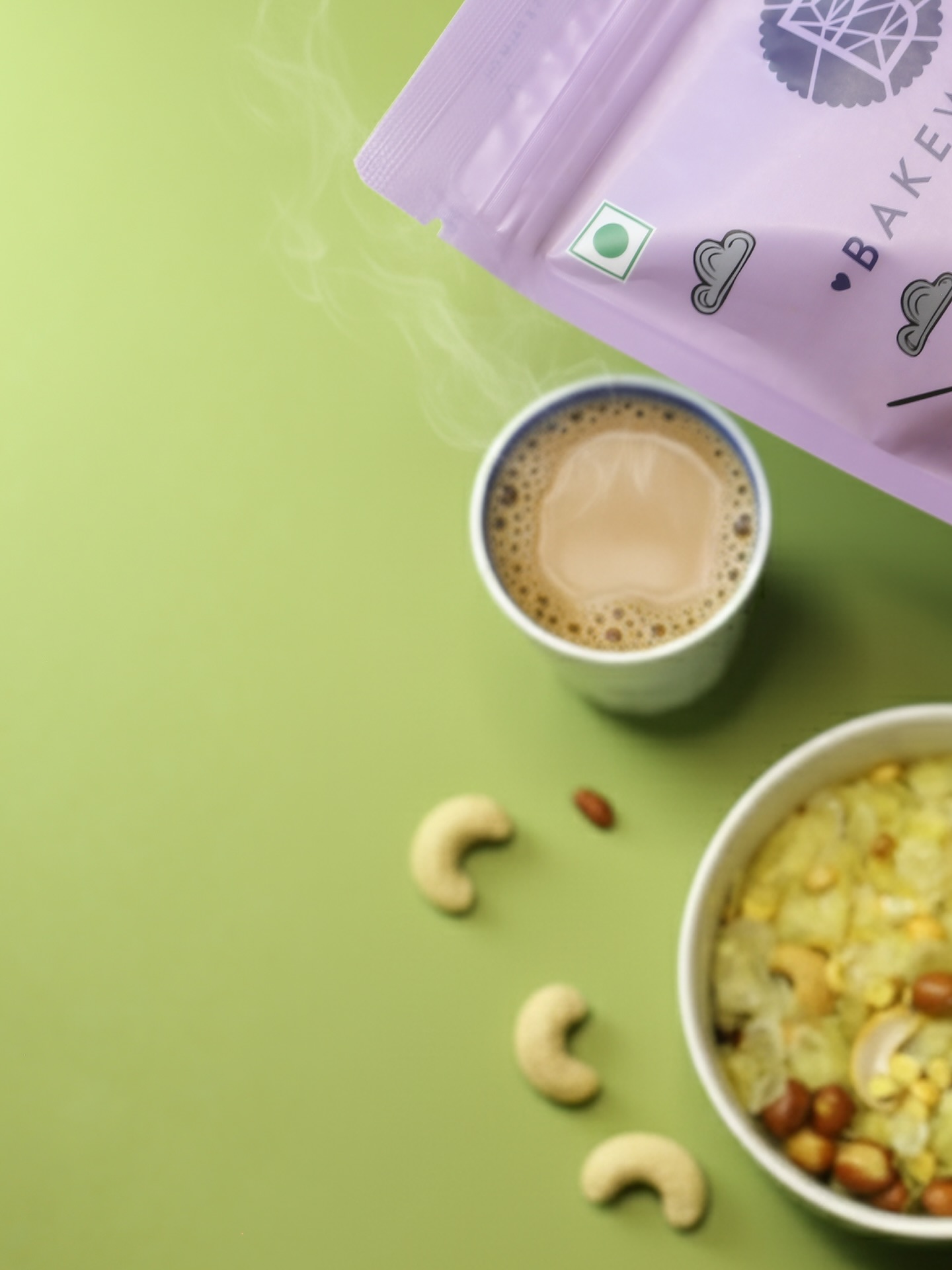 Light, crispy, and simply irresistible 💛
Bakewaters™️ Flattened Rice Mixture — made with crunchy peanuts, premium cashew nuts, and the goodness of tradition.
Purely good. Made in Kerala 🌿
Big thanks to @reshmaranganadhan for the hand/nail cameo 💅
#Bakewaters #FlattenedRiceMixture #PohaChivda #PurelyGood #MadeInKerala #TraditionalSnacks #SnackTime #NoPreservatives #AdditiveFree #KeralaSnacks #keralatourism #coconutoil