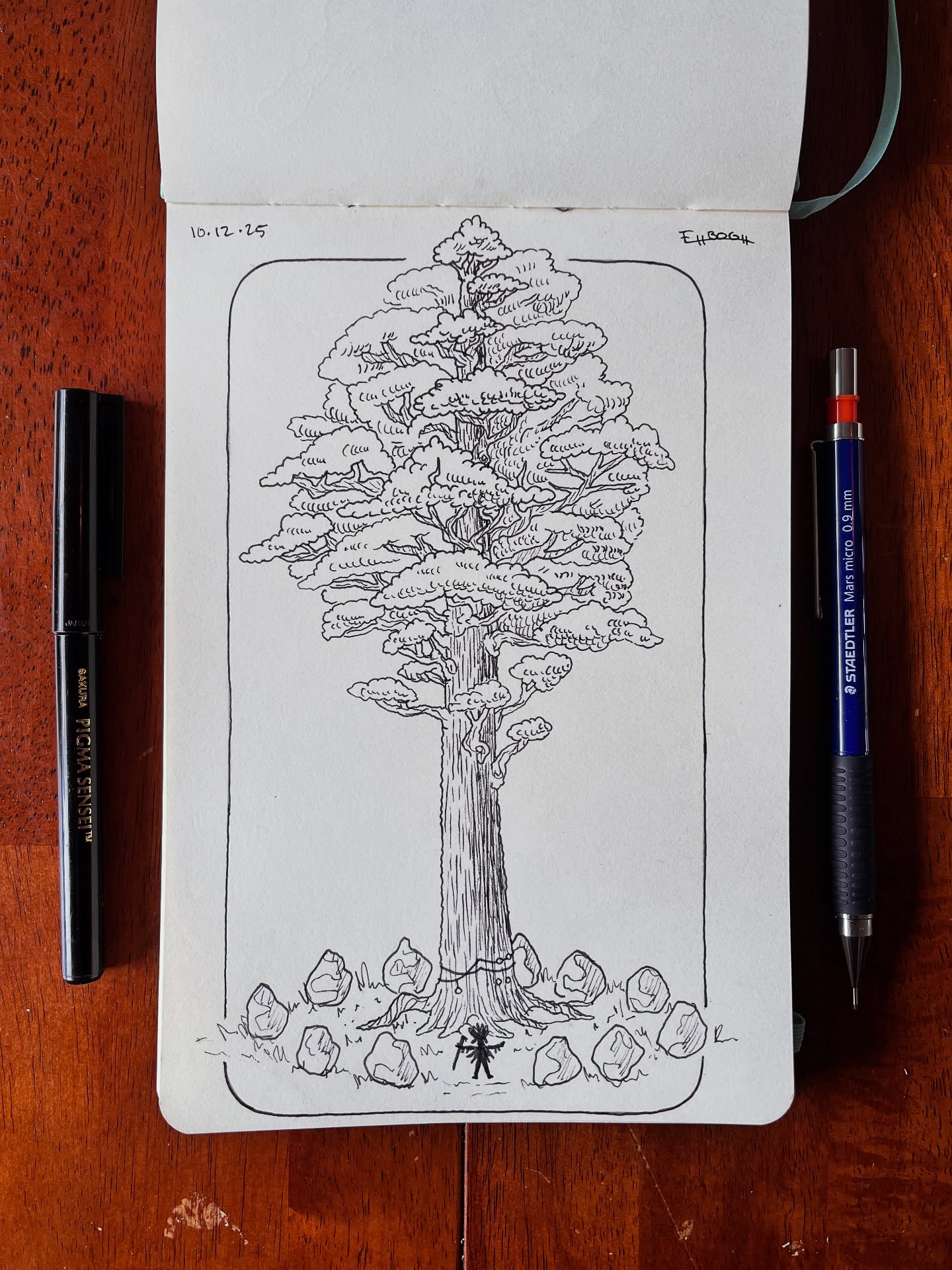 Prompt- “NATIVE”- Thuja Plicata, or the Giant Western Red Cedar is Native to western Washington and is sacred among the indigenous peoples of the Pacific Northwest, who labeled it “the tree of life” due to how essential it became to their culture.
-
#drawfordays @stickersfordaysllc
#draw #inkdrawing #art #cedartree #native
