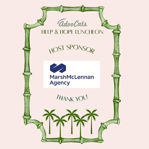 Help & Hope Luncheon SPONSOR SPOTLIGHT: Thank you Marsh McLennan Agency for being a Host sponsor! 🐆🌴