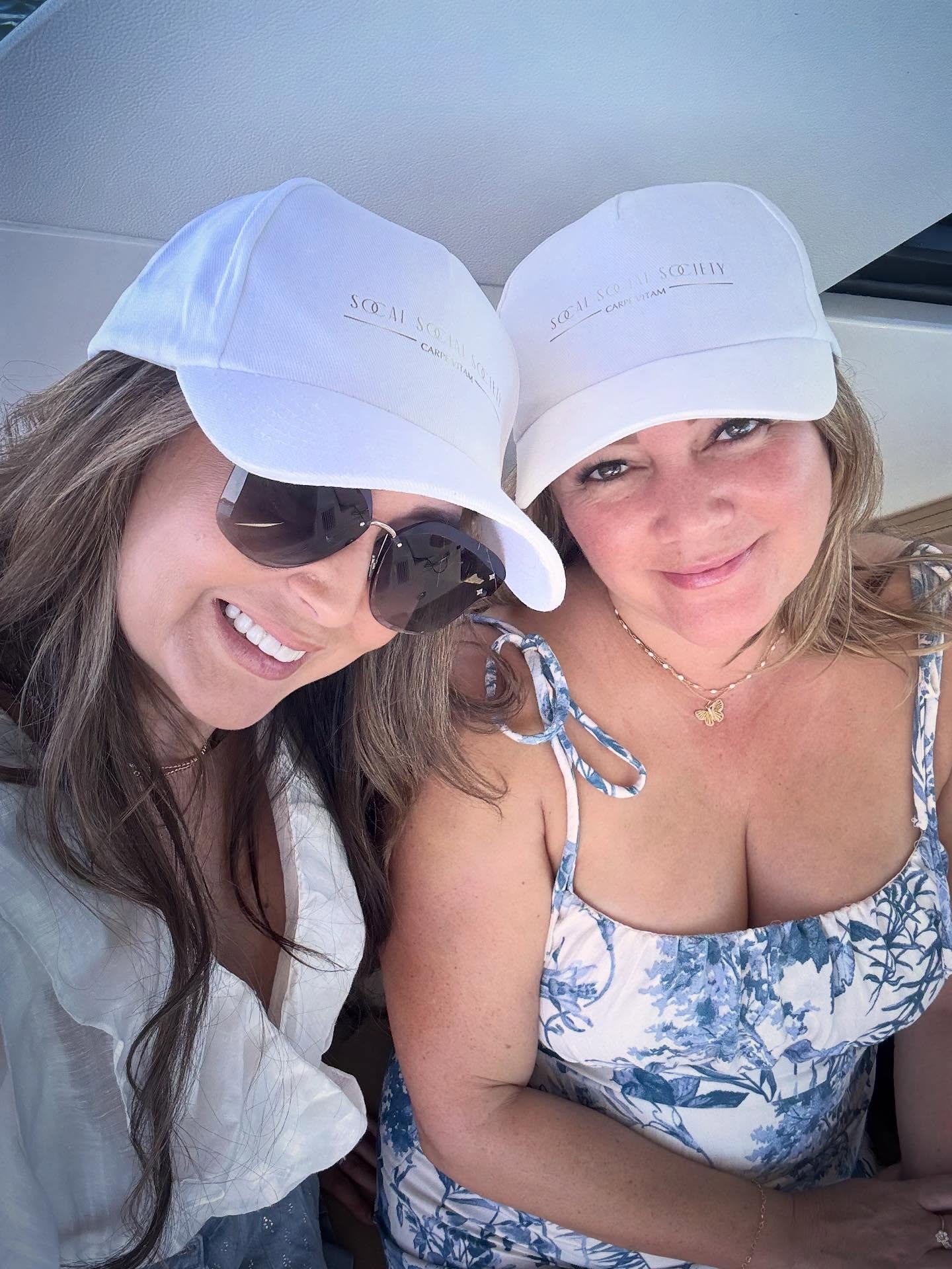 Rocking the SoCal Social Society Member hats. Membership opens January 1st ✨