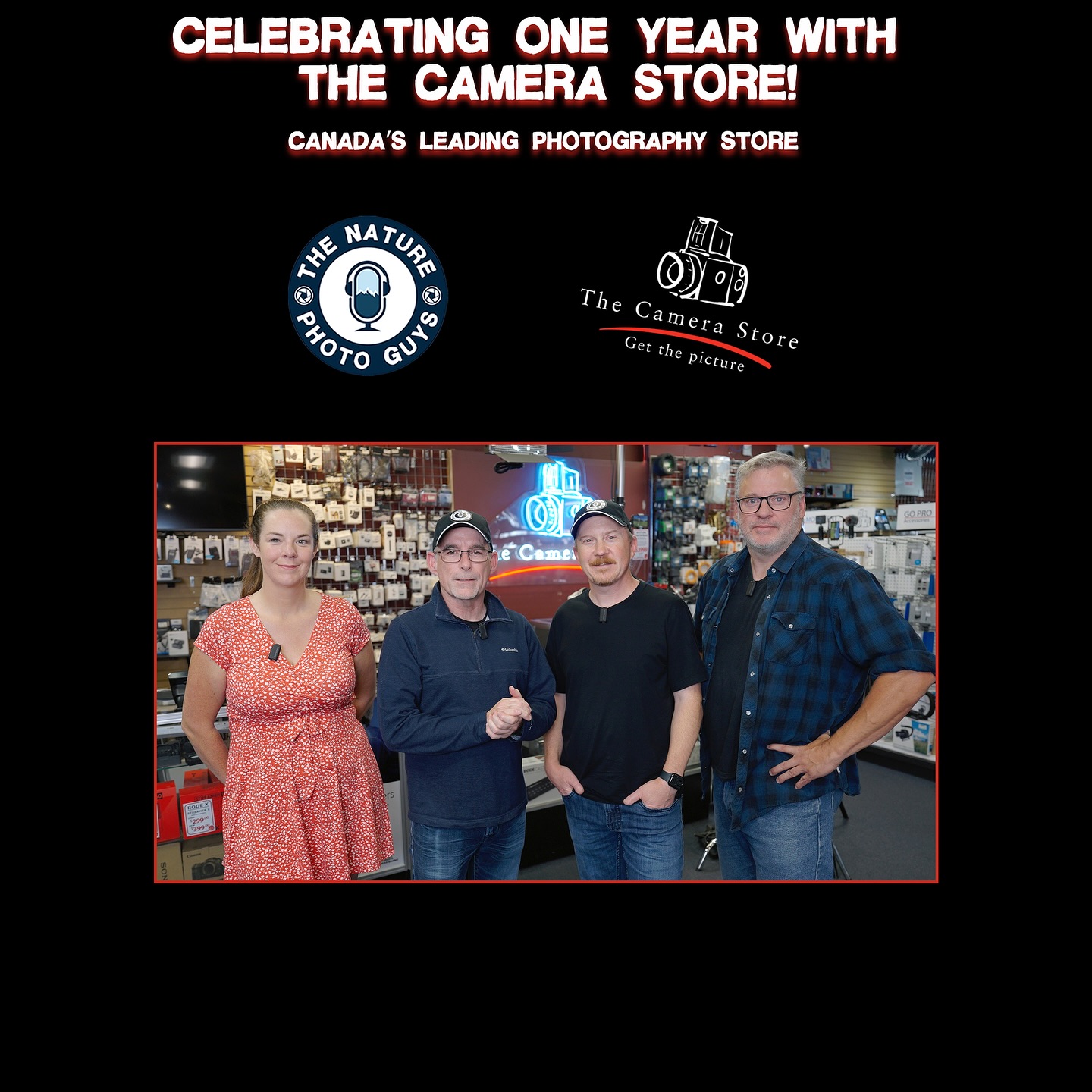 🎙️ NEW EPISODE! | Celebrating One Year with The Camera Store 📸
This week on The Nature Photo Guys Podcast, we’re celebrating our one year partnership with The Camera Store, Calgary’s legendary photo retailer and home of The Camera Store TV!
Hosts Joe Desjardins & Chris Gibbs sit down with Dave Paul & Evelyn Drake to chat about:
• 30 years of The Camera Store’s history 📷
• Behind the scenes of The Camera Store TV 🎥
• Gear insights, tutorials, and the mirrorless movement
• Why community and local support matter more than ever
• A full tour of the store including books, rentals, tripods, film, and more!
The Camera Store has become a hub for photographers and videographers across Canada, and this episode gives you a rare inside look at what makes it so special.
👉 Watch the full episode: www.youtube.com/TheNaturePhotoGuys
👉 Check out @thecamerastore
👉 Visit www.thecamerastore.com
#TheNaturePhotoGuys #TheCameraStore #TheCameraStoreTV #PhotographyPodcast #NaturePhotographyPodcast #PhotographyCommunity #CameraGear #MirrorlessCameras #PhotographyTips #VideographyTips #CanadianPhotography #TheCameraStoreCalgary #PhotoAndVideoGear