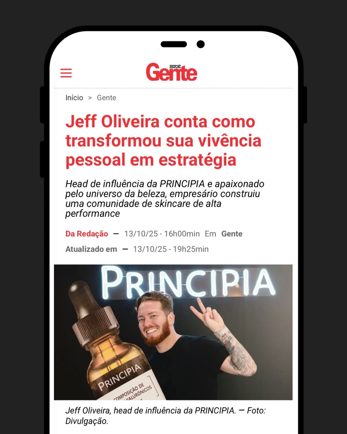 Ainda sem acreditar. Amei demais! 🖤🤍 Link na bio.
Obrigado pelo convite e carinho @garotodecachos @revistaistoe ✨