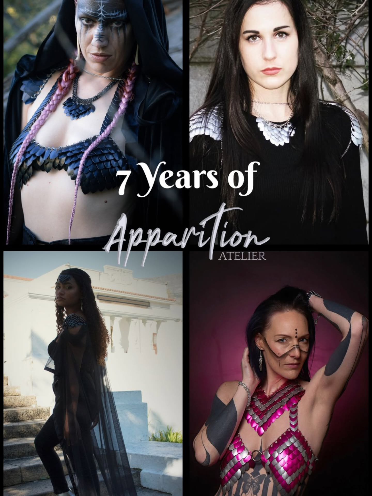 ⚔️ We’re celebrating 7 amazing years of Apparition this October, and it’s all thanks to YOU!
Your support, love, and encouragement have kept us going and growing. From the bottom of our hearts, thank you for being part of this journey. 🖤
#apparitionatelier #handcrafted #modernmedieval #gothicjewellery #alternativejewellery #fantasyjewellery #designerjewellery #medievaljewellery #scalemaillejewellery #chainmaille #jewellery #chainmail #scalemail #chainmaillejewellery #scalemaille #chainmailleartist #capetown