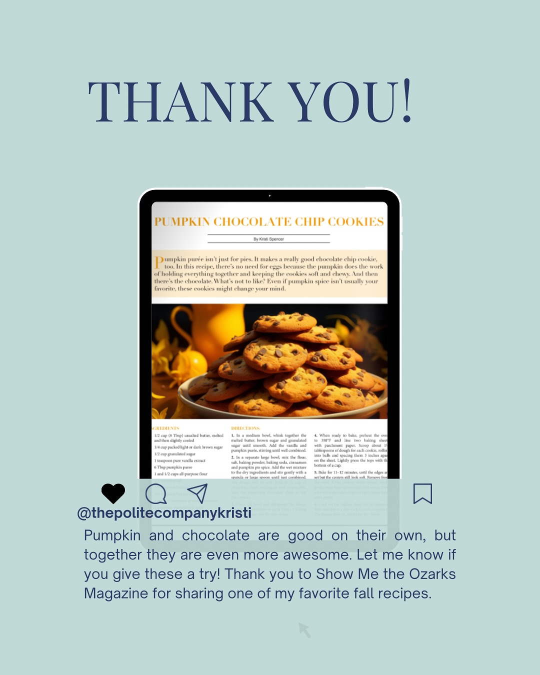 These are yummy, I promise!
Thank you @showmemagazine01