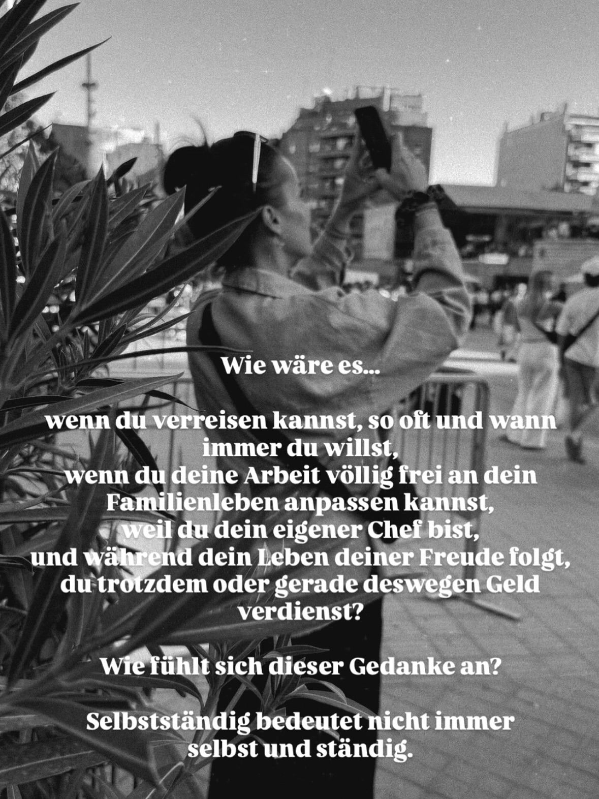 ☕️ Wie wäre es, wenn arbeiten leicht und frei sein darf?✨ …feel about it
Zehn Jahre Freiheit, Flexibilität und echtes Leben. Keine starren Strukturen, kein Dauerstress – stattdessen Arbeiten im eigenen Rhythmus, mit Sinn und Freude.
Ich bin bei Gott kein Social-Media-Star, auch offline kein sonderlich geselliger Mensch, aber ich habe etwas geschaffen, das für mich wahrhaftigen Erfolg bedeutet:
ZEIT für mich und meine Familie, kreative FREIHEIT und Menschen in meinem beruflichen und privaten Umfeld, die meine WERTE teilen.♥️♥️♥️
Selbstständigkeit darf tatsächlich leicht sein.
Ehrlich. Frei. Aus „selbst und ständig“ wurde Selbstbestimmt.🙏
Wenn du spürst, dass du auch so leben möchtest –
vielleicht ist das hier ja dein Zeichen. 💫🌺🫶
#selbstbestimmtleben #freiheit #bewusstarbeiten #authentischsein #neuewegegehen #comeasyouare