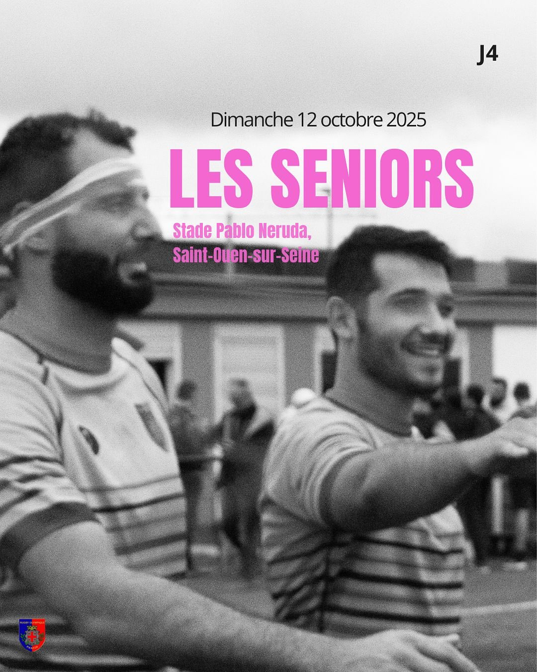 Demain, nos joueurs se déplacent à Saint-Ouen-sur-Seine pour un nouveau défi !
Voici la composition de nos deux équipes 🏉
📍 Coup d’envoi à 13h30 pour la réserve, puis à 15h15 pour l’équipe première.
Rendez-vous au stade Pablo Neruda,
17 rue Salvador Allende 93400 Saint-Ouen-sur-Seine.
💪 Venez nombreux soutenir nos joueurs !
#rugbypourtous #touspourpantin