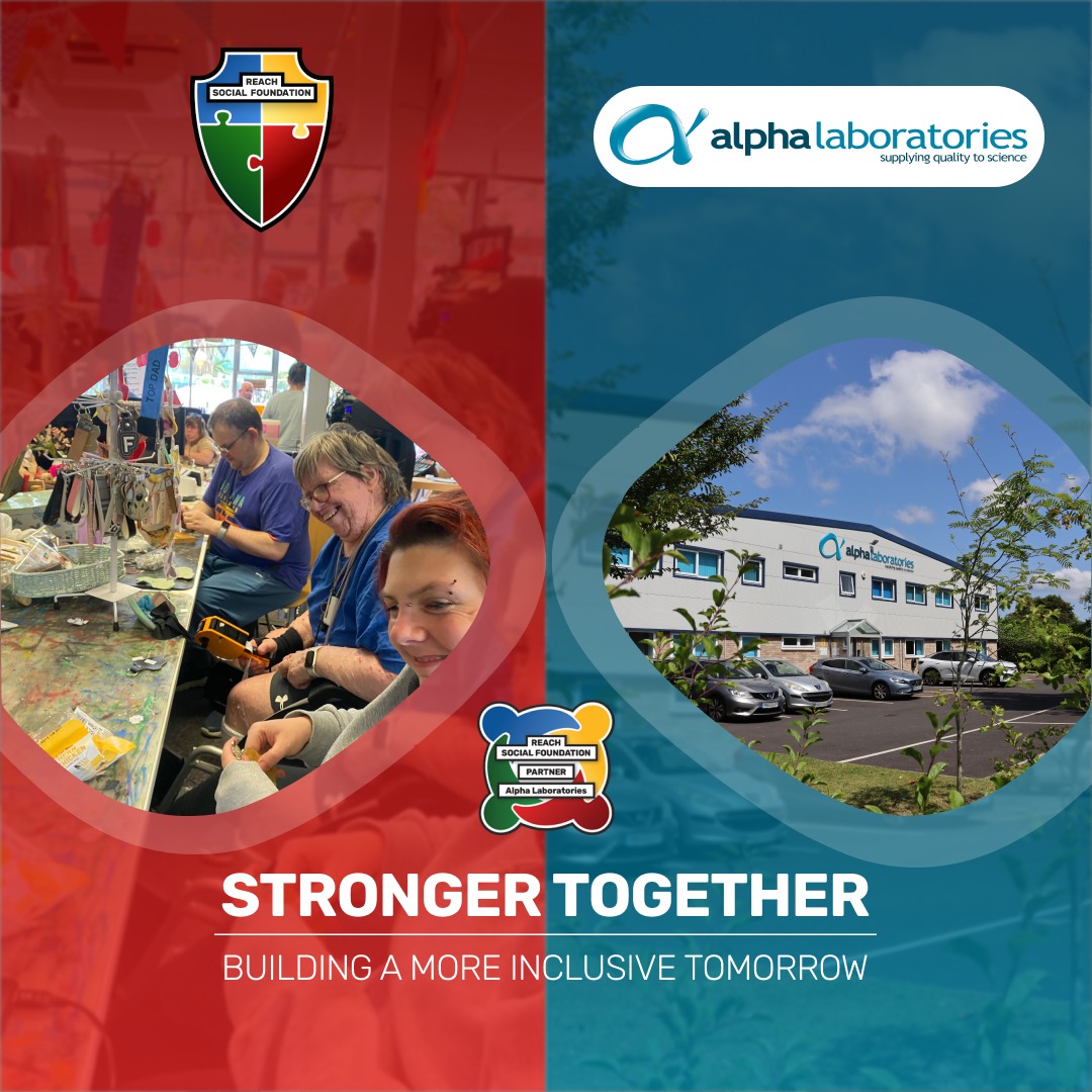 We’re thrilled to announce that Alpha Laboratories has officially partnered with the Reach Social Foundation!
This collaboration marks a major step forward in helping us continue to challenge stereotypes and unlock the potential of every individual.
As part of the partnership, Alpha Laboratories will be supporting the growth, stability, and future of our foundation.
Corporate partnerships play a vital role in helping us grow, maintain services, and reach more people across our community - and having the team at Alpha Laboratories as a patron is something we're immensely grateful for.
Together, we’ll continue building a more inclusive future where everyone has the chance to shine! 💛
#SocialEnterprise #Southampton #Hampshire #LearningDisabilities #LearningDisability #SouthamptonBusiness #Charity