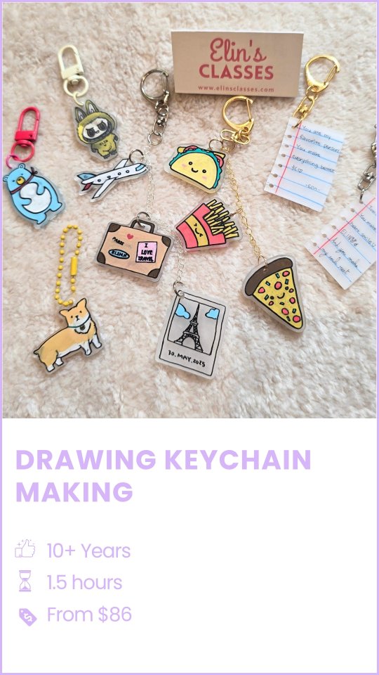 Things to do in Sydney, Darlinghurst ✨🎨
✨️Date Ideas in Sydney
Make your own adorable keychains 💕
Draw, doodle, or write a cute message on our magic shrink paper — then watch it shrink into a beautiful charm 🔥😍
Perfect for 💞 couples, 👯 friends, 👰 hens parties, or 🎂 birthdays!
In just 1.5 hours, you’ll create 2–4 custom keychains to take home 💖
📍 Darlinghurst, Sydney
Let’s get creative and make something unforgettable!
#sydneyworkshop #keychainmaking #thingstodosydney #sydneydateideas #sydneyactivities