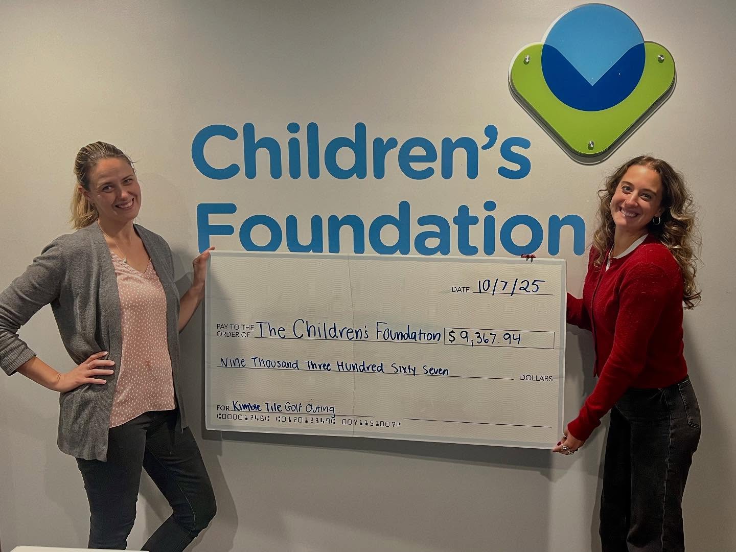 Kimble Tile hosted its first golf outing to raise money for The Children’s Foundation (@yourchildrensfoundation) on August 6th this year. We hosted 91 golfers at @greystonegolfclub and raised $9,367.94! Not too bad for our first try. The money will be used to directly help children that struggle with mental health. This is a cause close to our heart as my son struggles with ADHD, ODD, OCD, Tourette’s, and epilepsy. If you would like to be a part of the fundraising efforts next year, please reach out and let me know. We will be starting to push out information in March of 2026! Thank you to everyone who helped. A huge thank you to @schnaidt_insurance for being our dinner sponsor and to @infrasource_ for sponsoring our beverage cart for the day. We couldn’t have raised so much without guys. We look forward to working with you guys every year in the future.