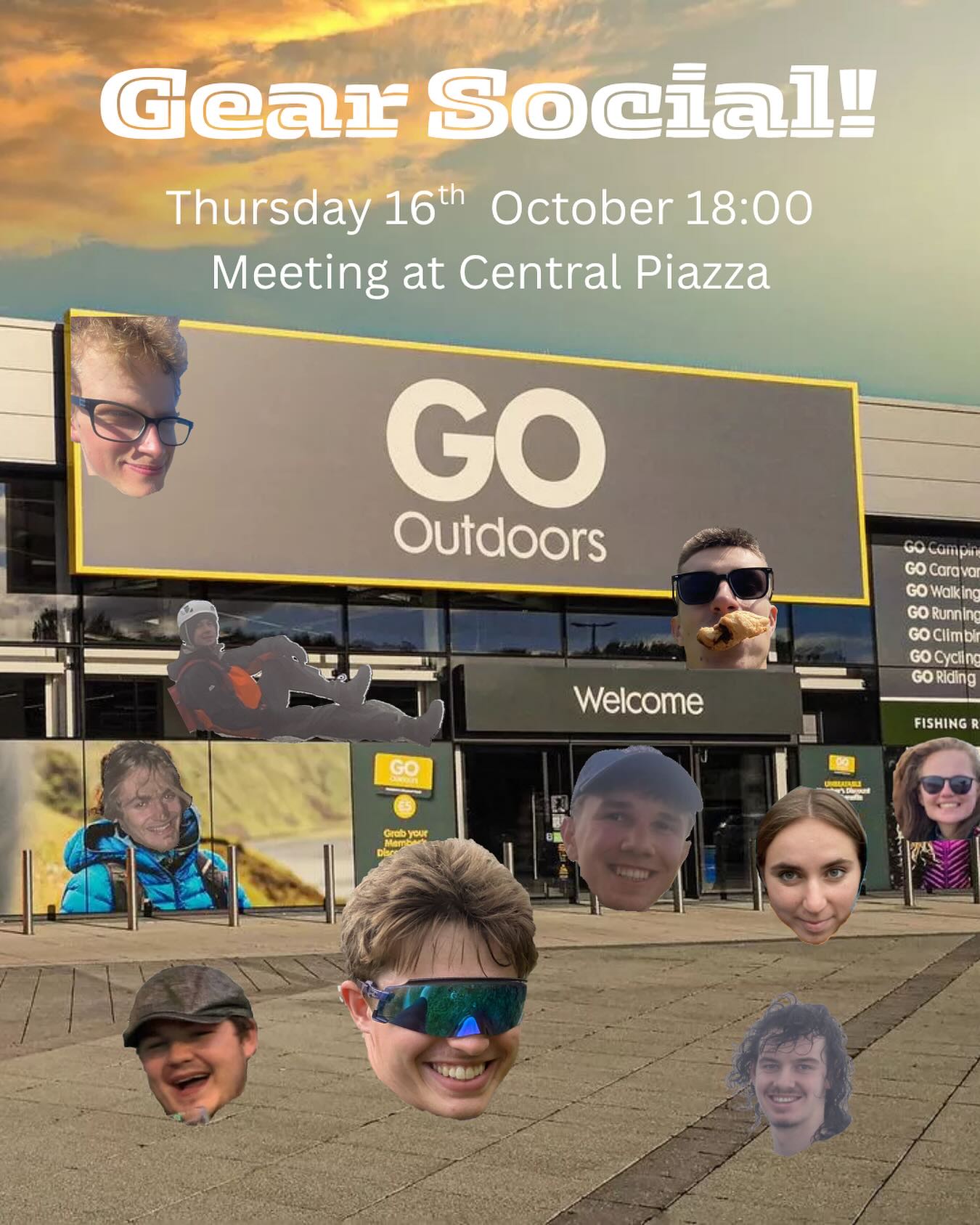 Mountaineers!!
To support those of you looking at getting some new gear, we’re running a gear social this Thursday at 18:00!! Come along with us to gooutdoors and pick our brains over the latest options!! We hope to see you all there!!