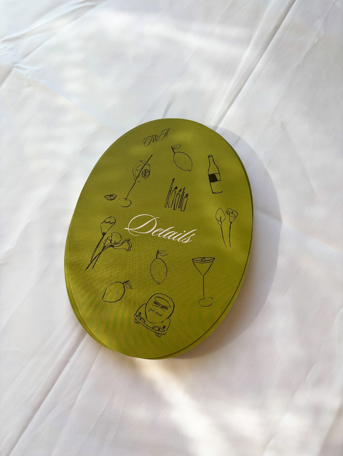 A&T's details card just got a whole lot cuter with these custom illustrations! Want personalized stationery? I'm here to help ❤️