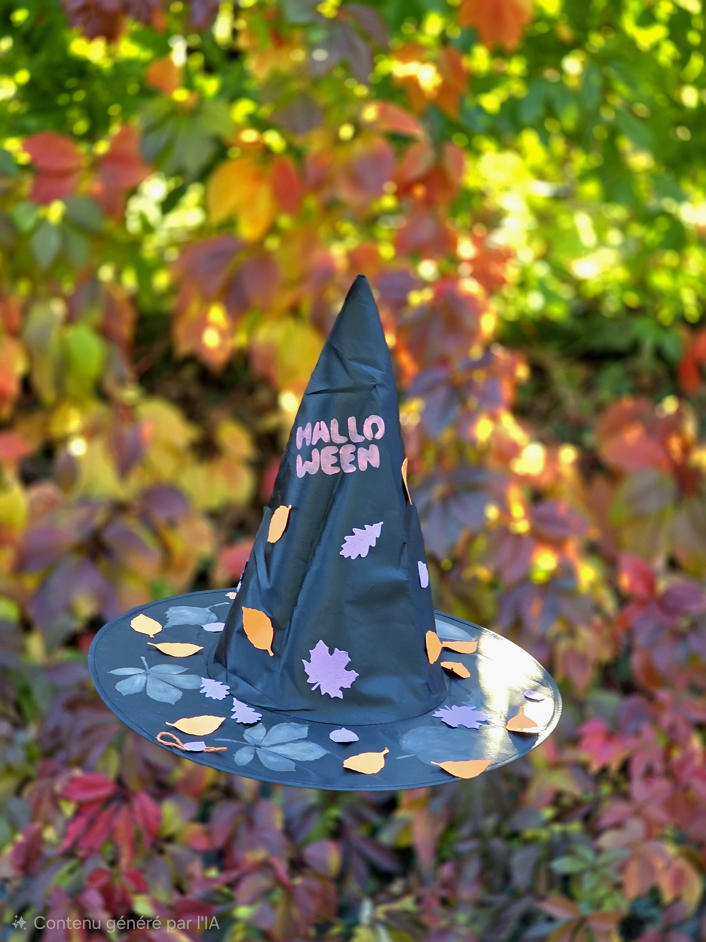 Automne vibes .
Tout est prétexte à la création.
Chapeau de sorcier.