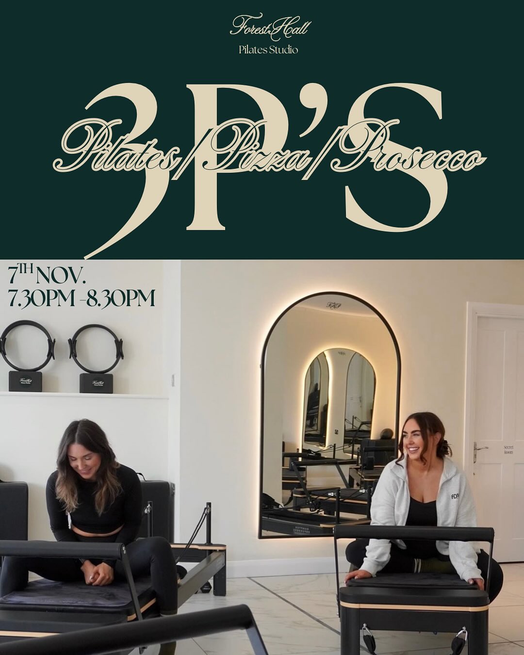 Did someone say Pilates, Pizza and Prosecco?
What an unbelievable combo 🙌🏼