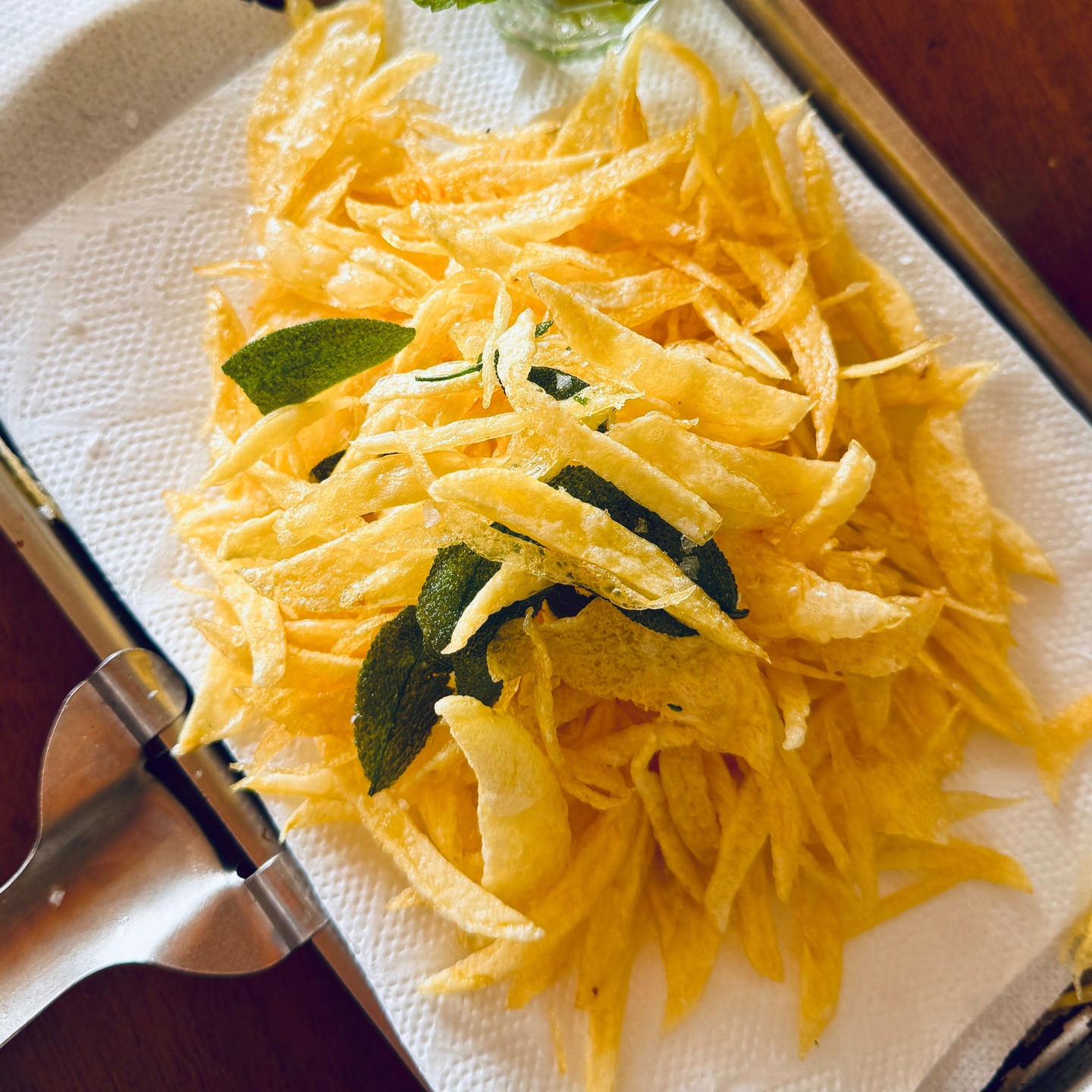 The ingredient is everything.
Yes, I know all chefs harp on about the importance of the ingredient. Of course, I agree. But, don't forget the skill/technique.
As I was flipping through all the recipe notes Carina and I have saved over the years, a few recipes popped up from our time in Tuscany, when we essentially practice for a few weeks at a small tavern north of Greve in Chianti.
An old woman in the kitchen coined the saying that 80% is the ingredient and 20% is that you don't 'fuck it up' (approximate translation). 'Keep it simple,' she repeated all evening.
We came to Marche, Italy, in 2016. At that time, we had sold our shares in Stockholm's most celebrated restaurant group. (When we were at the helm). Now, we have been on the most beautiful hill in Marche for almost 10 years. We opened our little Gastro-bed-&-breakfast in 2018 after renovating.
When COVID hit ITALY hard in 2020, we opened a large chest filled with hundreds of handwritten notes (recipes). With a few bottles of wine and candlelight, we travelled back in time, remembering recipes, people, restaurants, courses, and trips. That was the start of our acclaimed cookbook, Matlängtan (Longing for Food). Our journey to the Italian life.
Cookbook of the Year 2023 and 'Brilliant Status' from the Libraries of Sweden.
The photo. Crispy—and by that, I mean super crispy—potatoes. Fried with sage. Served with lemon and rouille. The right ingredient (potatoes) plus skill: dare to cook simply.
And what a wonderful October we are having. Sun, 20 degrees Celsius, and nature filled with colour.
Well, now I must move on. We will soon have a full house of happy guests.
Matlangtan.com and casasanruffino.com
Oh, how I wish you were here."