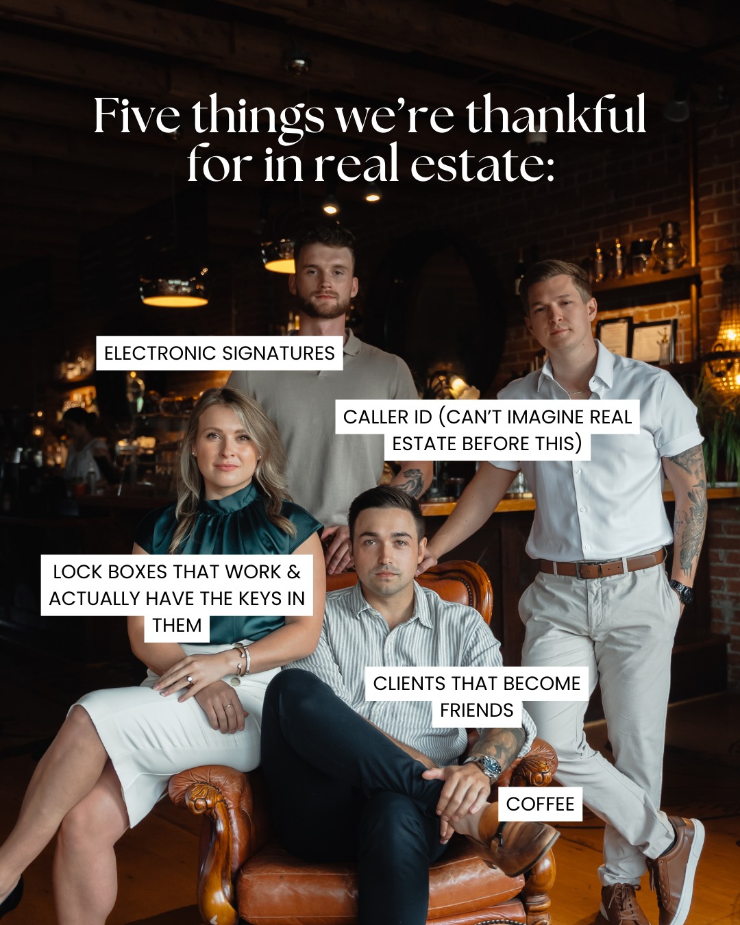 Gratitude comes in all shapes and sizes. For us, it’s the trust of our clients, the joy of friendships built along the way, and maybe even the convenience of electronic signatures. 😇
Wishing you all a Happy Thanksgiving! 🦃