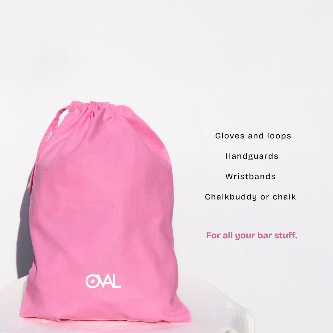 The Handguard bag - for all your bar stuff.
#Gymnastics #leotards #bars #chalkbuddy #chalk #gymnasticsbars