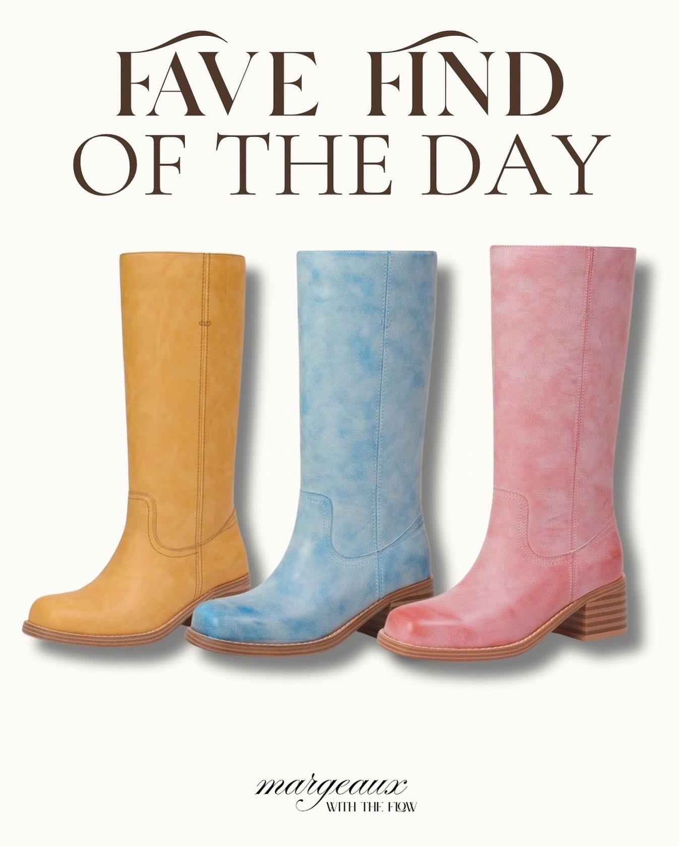 Obsessed with all the colors available in these boots! I have the blue and the pink are calling my name! Perfect to bring some fun into your fall outfits
Comment SHOP below to receive a DM with the link to this post on my LTK ⬇ https://liketk.it/5r3dA #ltkshoecrush #ltkseasonal #fallfinds #amazonfinds #fallshoes #outfitideas #colorfulfashion