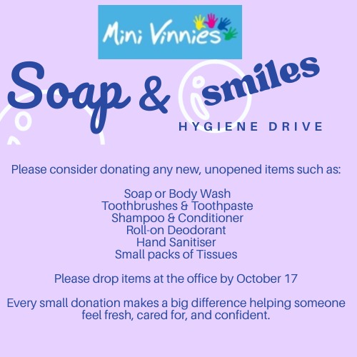 Thank you for your tremendous support so far. Our Mini vinnies are pretty proud of the donations so far. Your donations will continue to be accepted until the end of school this Friday.
#minivinnies #hygienedrive #stthomastheapostle #catholiceducation #stthomas